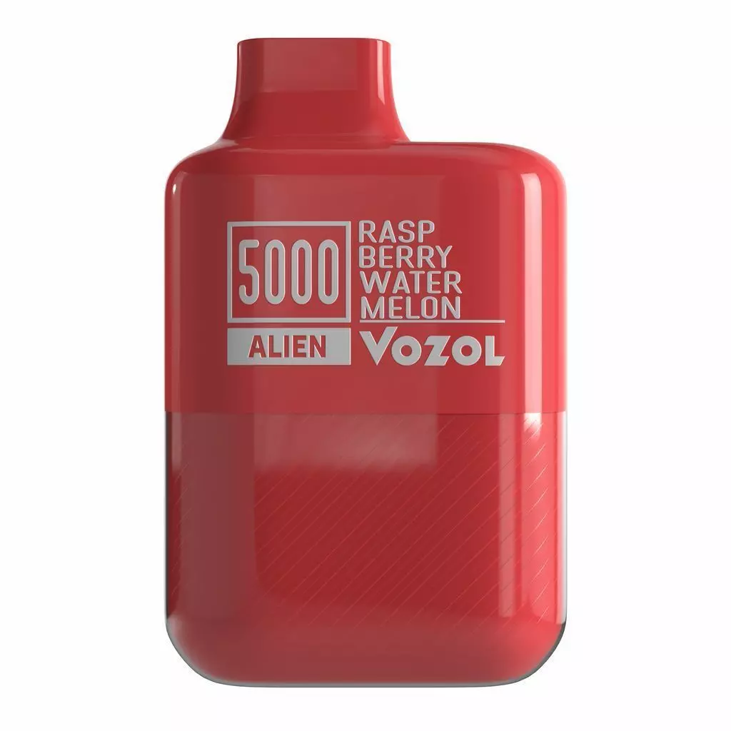 Vozol Alien 5000 Raspberry Watermelon - 4K PBR Low-poly 3D model
