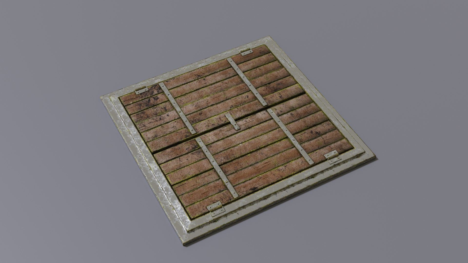 Trap Pitfall Low-poly 3D model_29