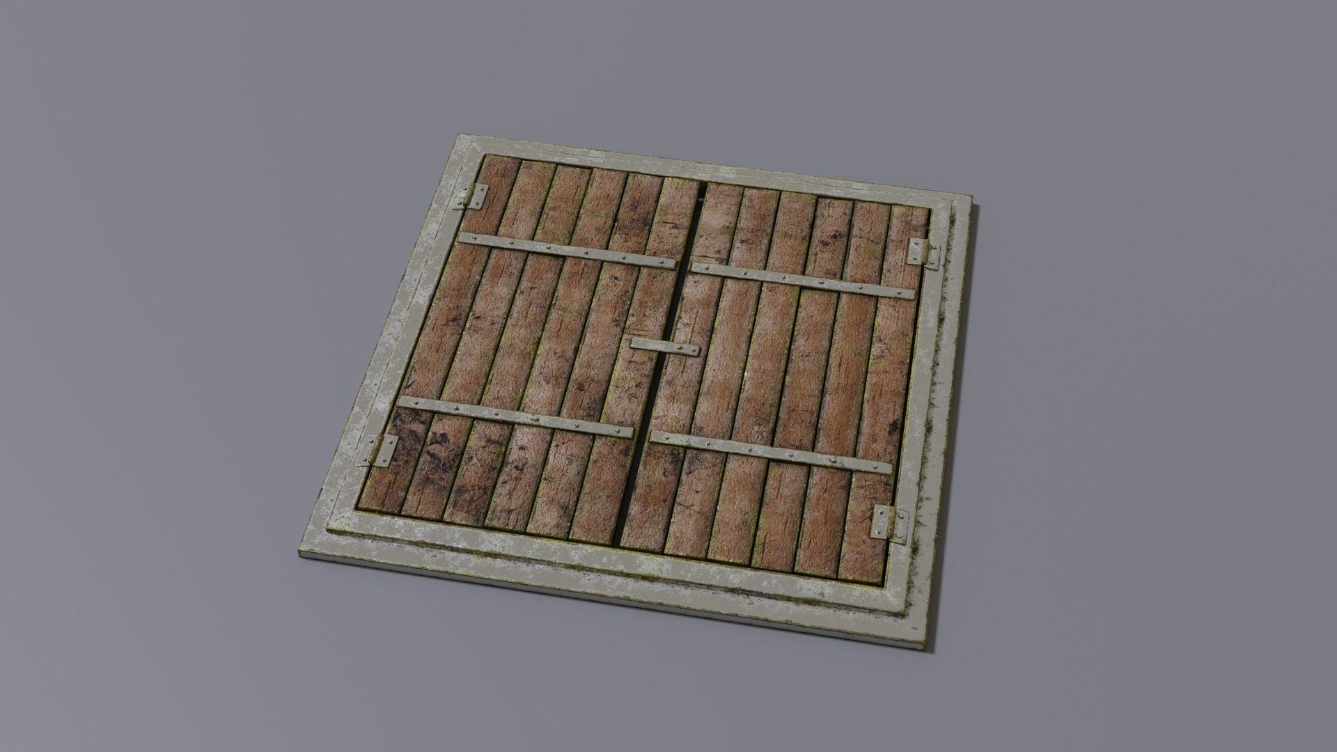 Trap Pitfall Low-poly 3D model_31