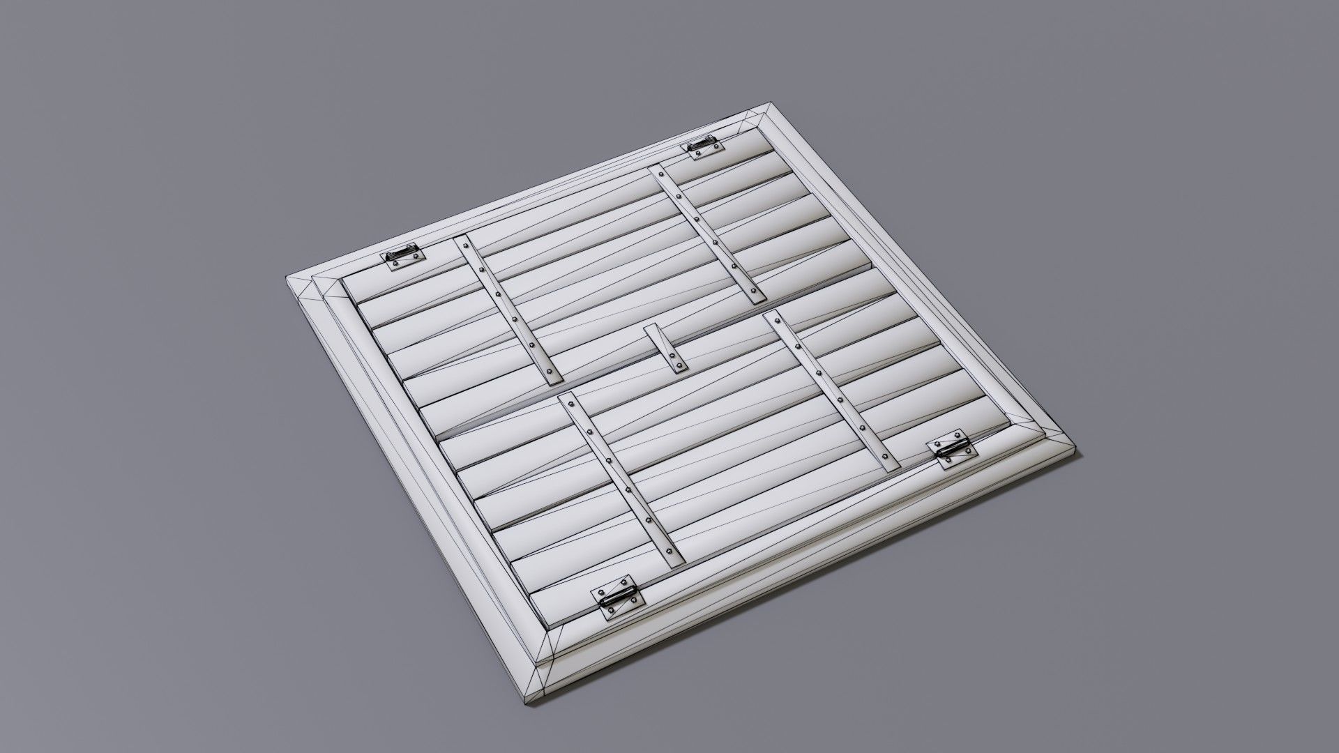 Trap Pitfall Low-poly 3D model_12