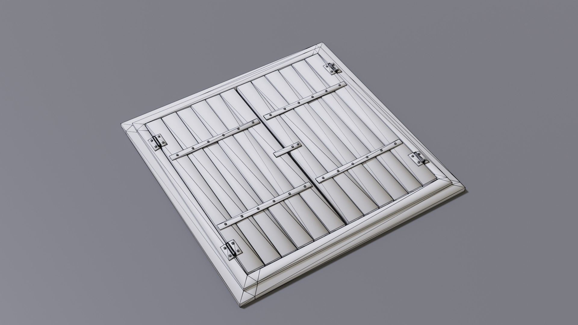 Trap Pitfall Low-poly 3D model_17