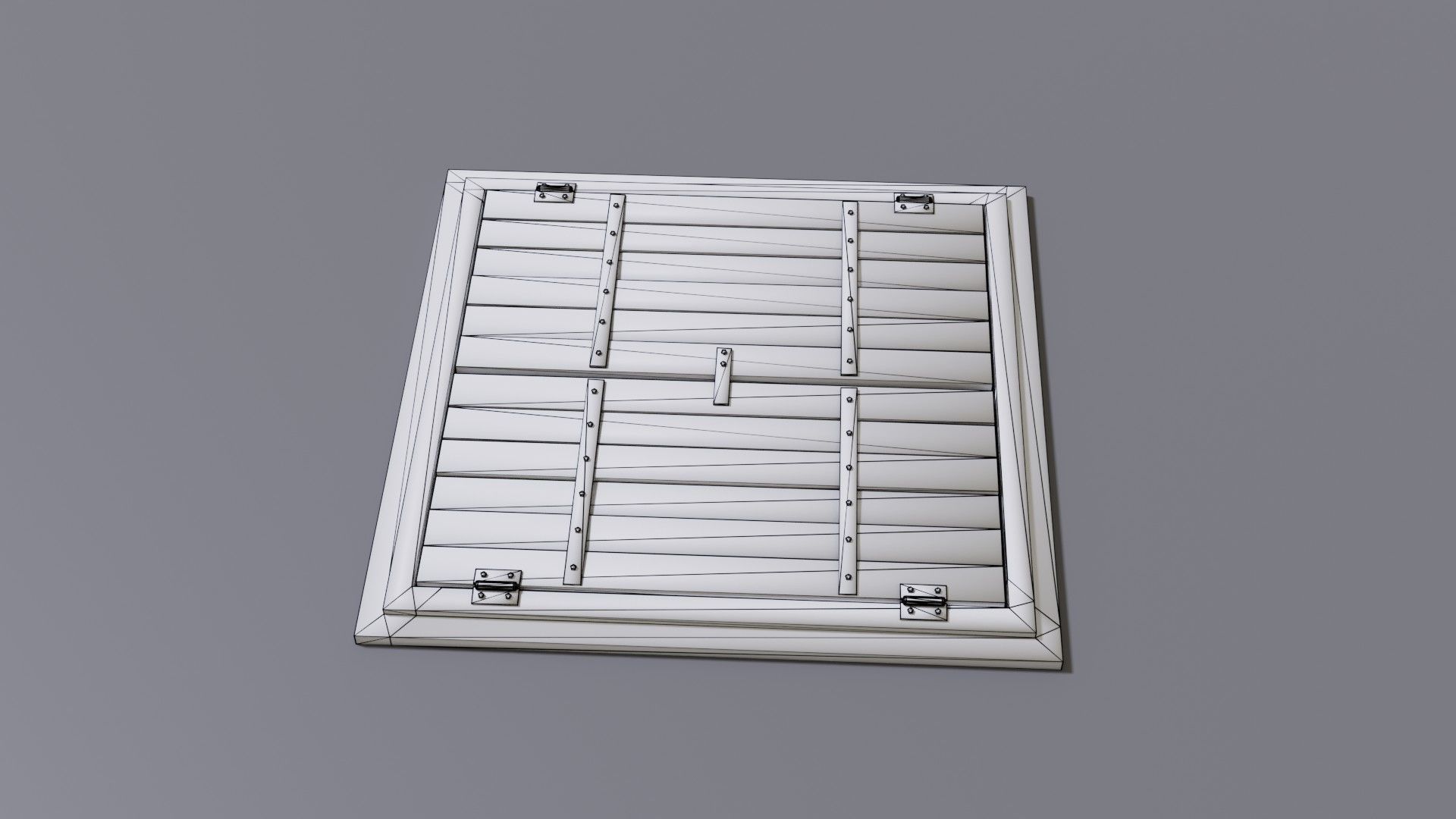 Trap Pitfall Low-poly 3D model_5