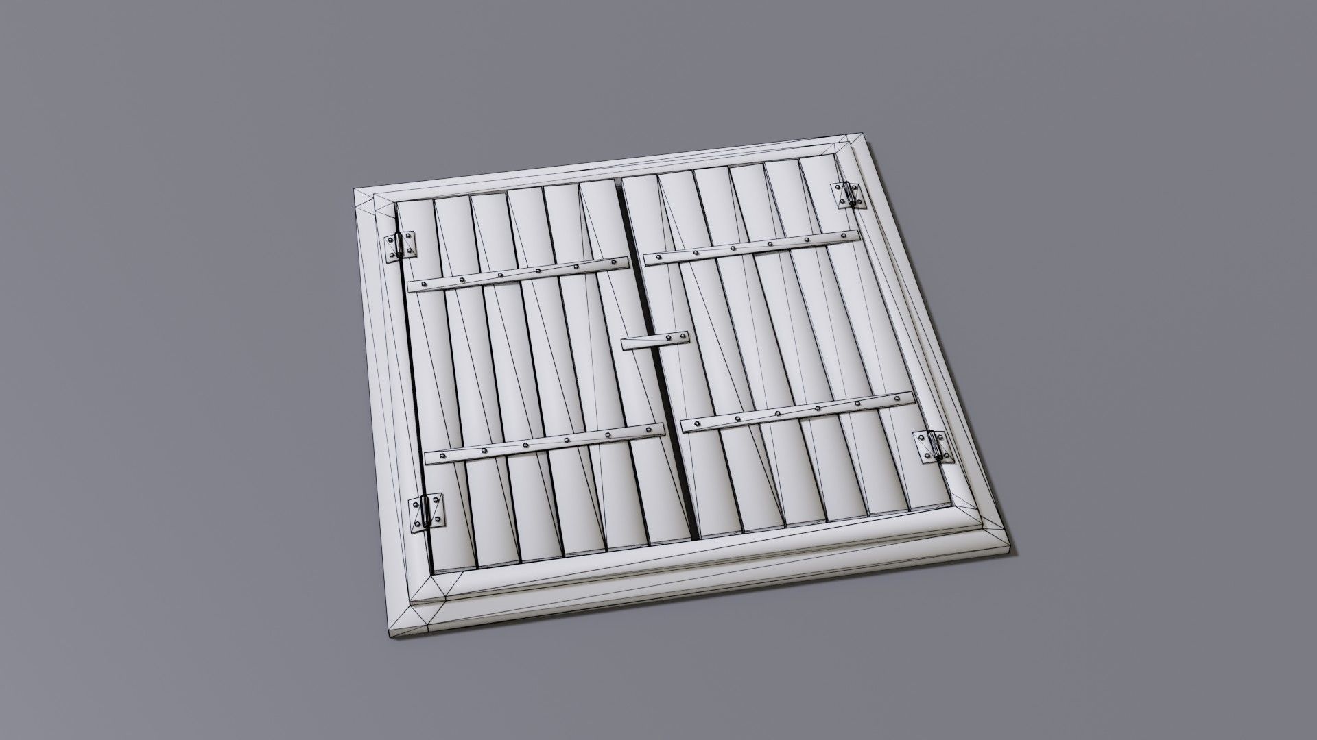 Trap Pitfall Low-poly 3D model_15