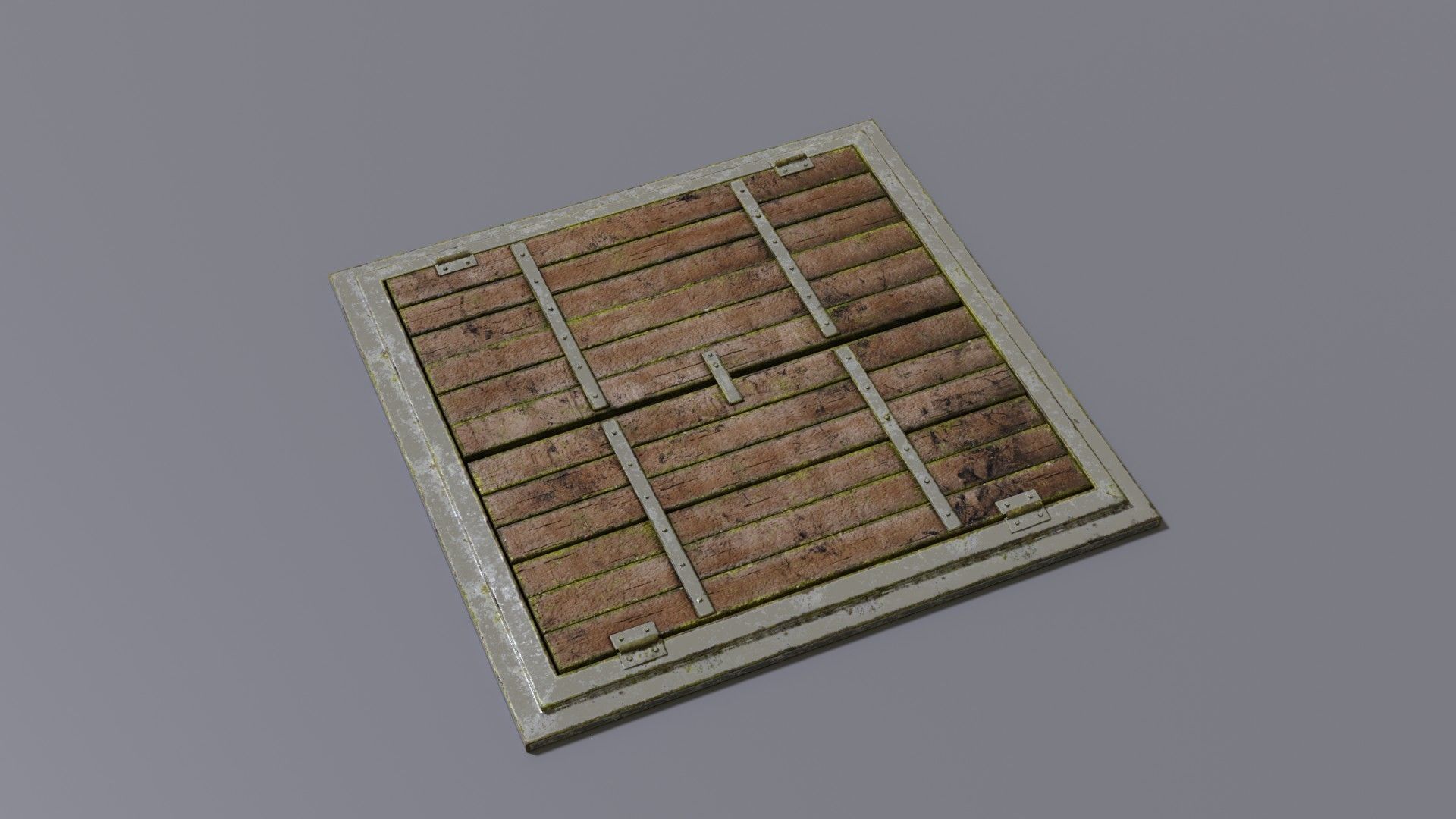 Trap Pitfall Low-poly 3D model_23