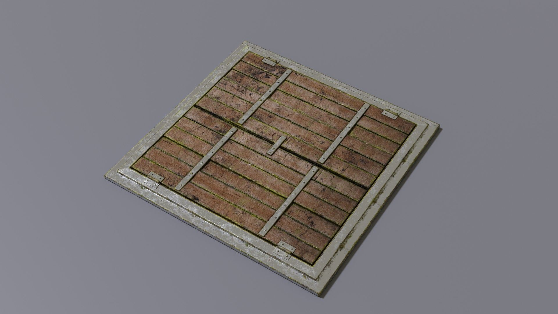 Trap Pitfall Low-poly 3D model_27