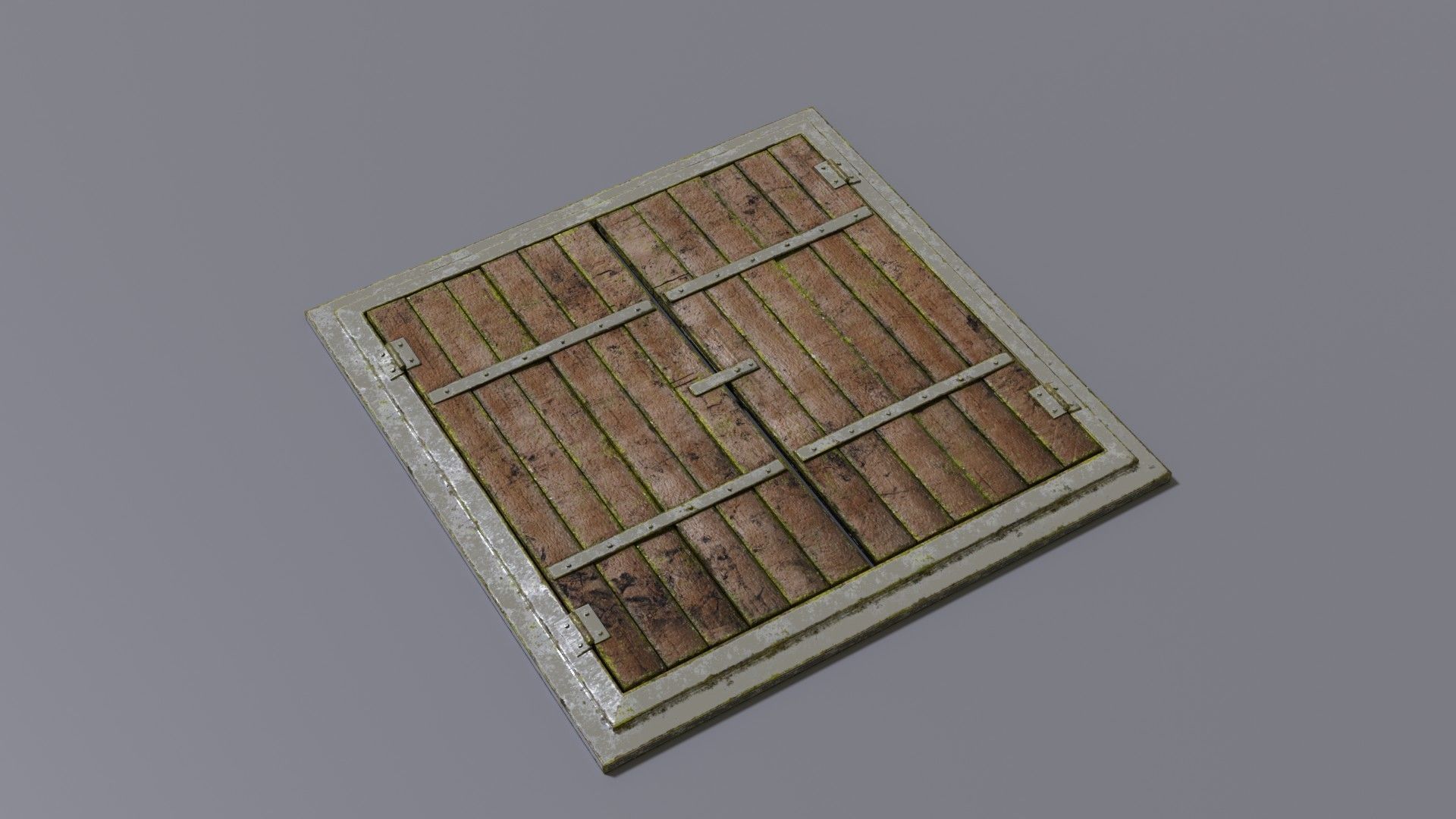 Trap Pitfall Low-poly 3D model_34