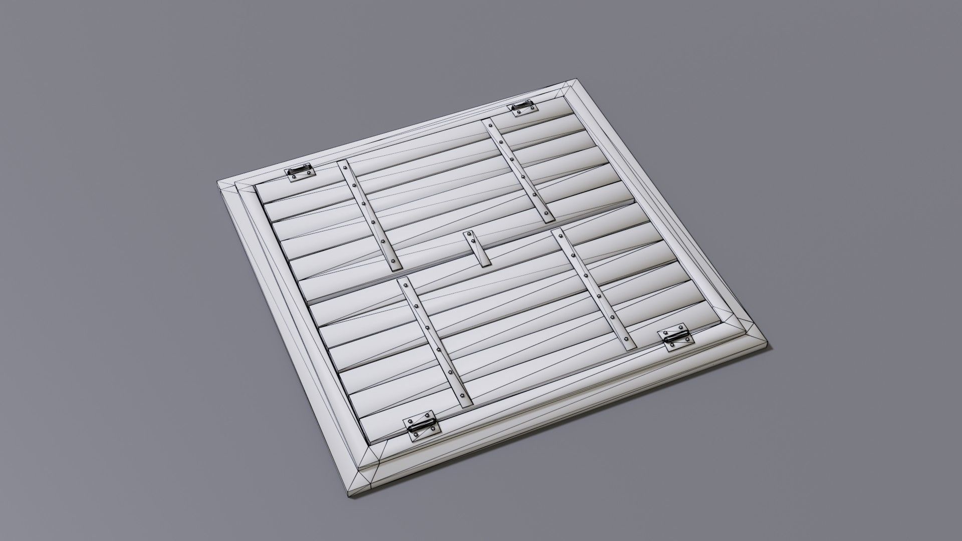 Trap Pitfall Low-poly 3D model_6