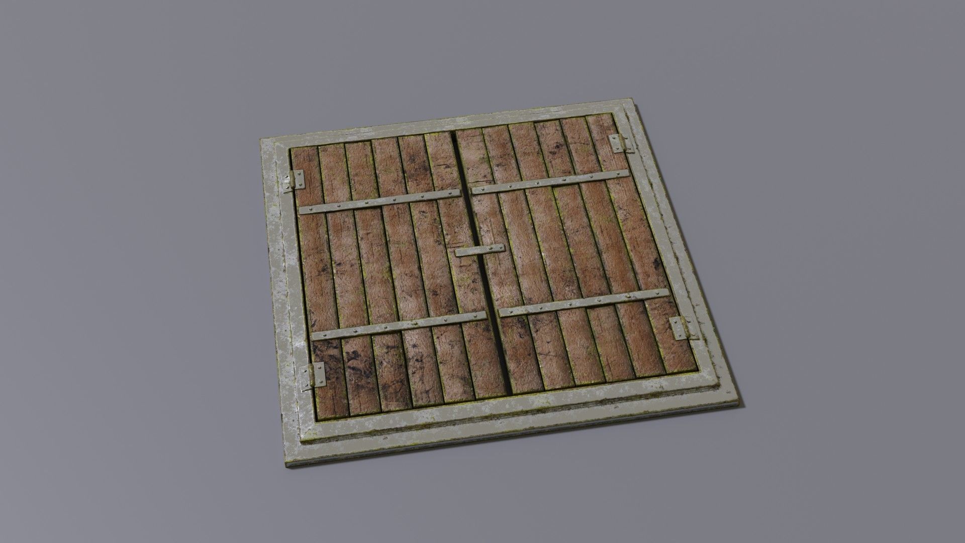 Trap Pitfall Low-poly 3D model_32