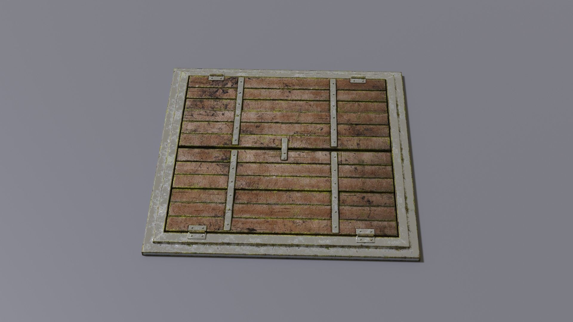 Trap Pitfall Low-poly 3D model_28