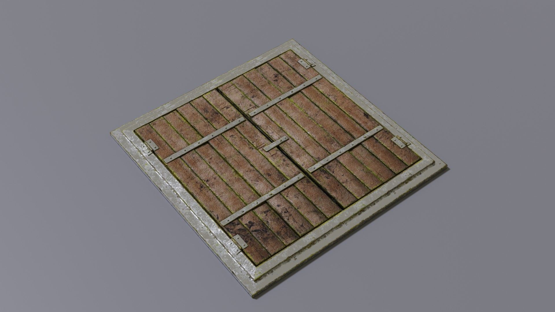 Trap Pitfall Low-poly 3D model_19