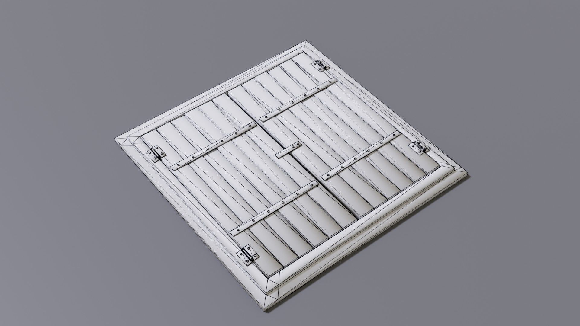 Trap Pitfall Low-poly 3D model_2