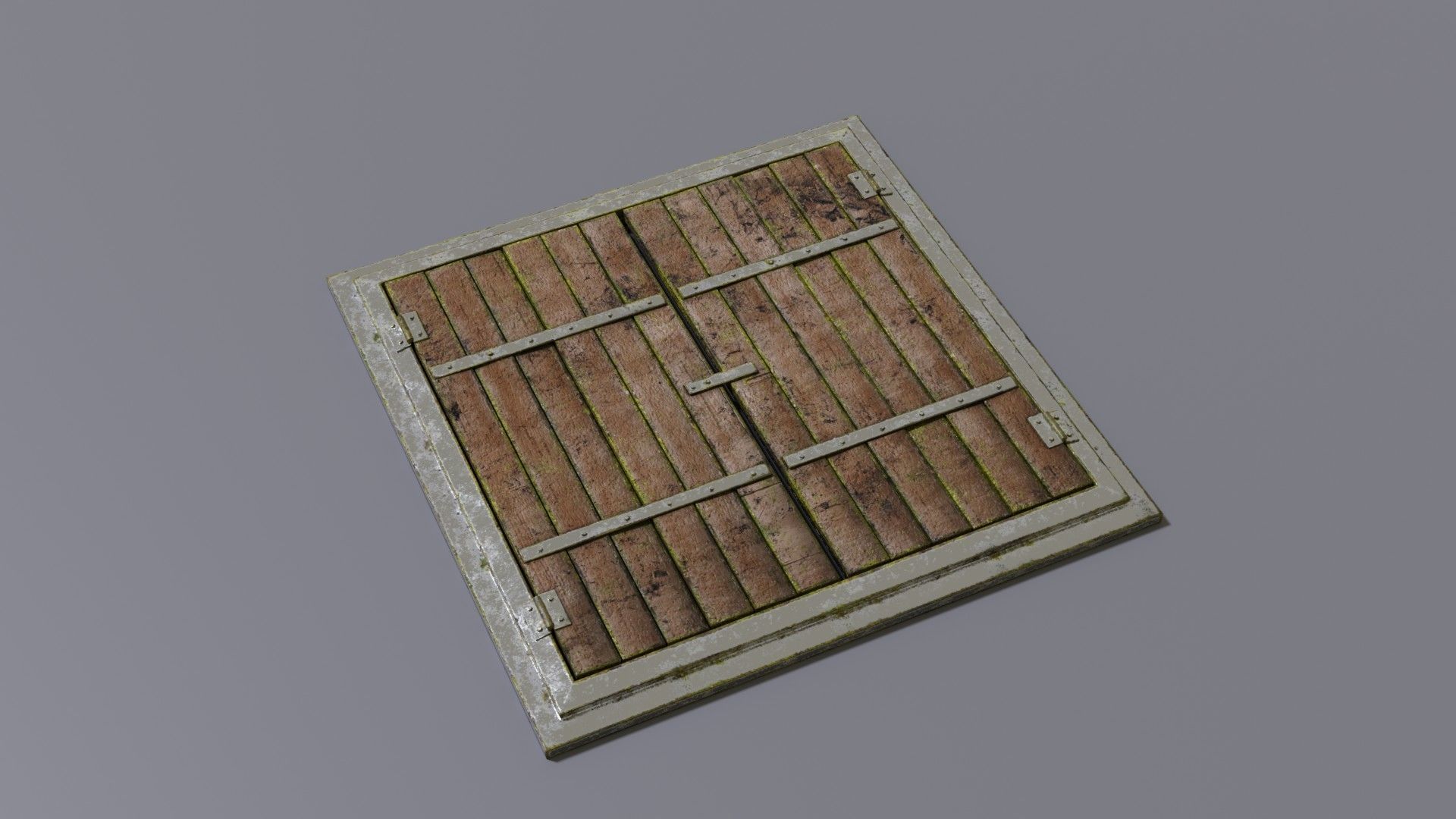 Trap Pitfall Low-poly 3D model_26