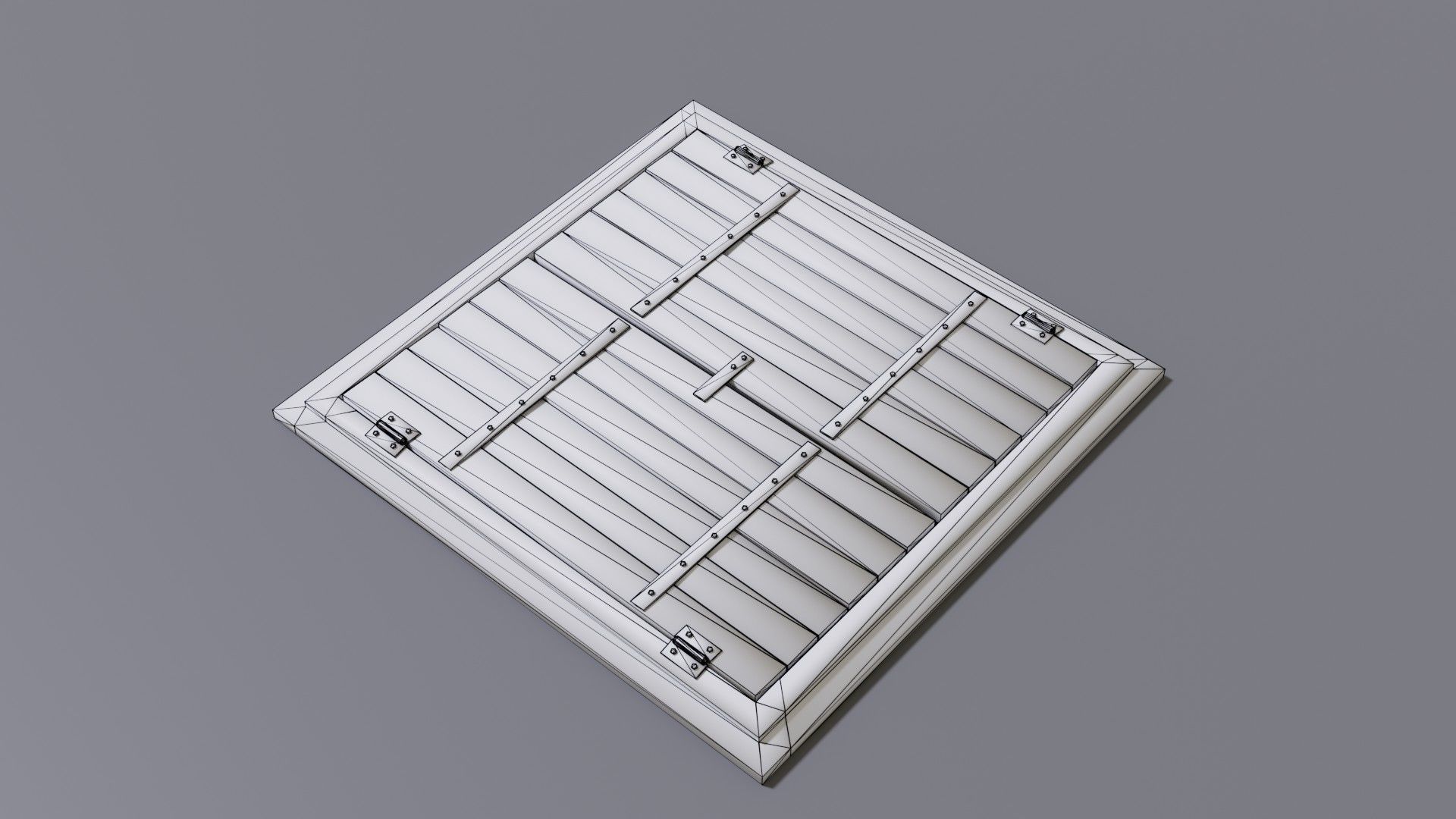 Trap Pitfall Low-poly 3D model_3