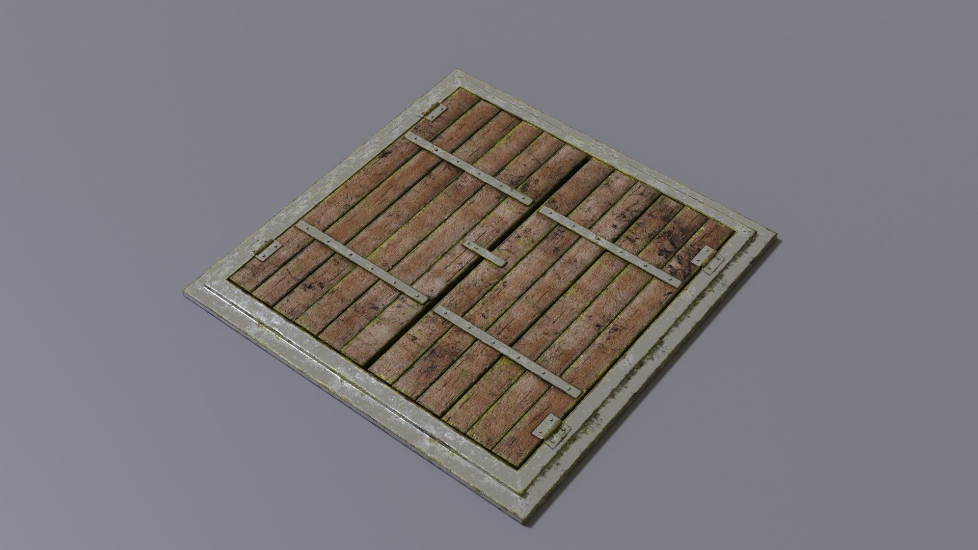 Trap Pitfall Low-poly 3D model_24