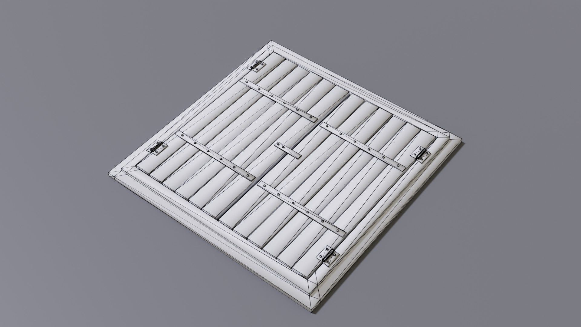 Trap Pitfall Low-poly 3D model_7