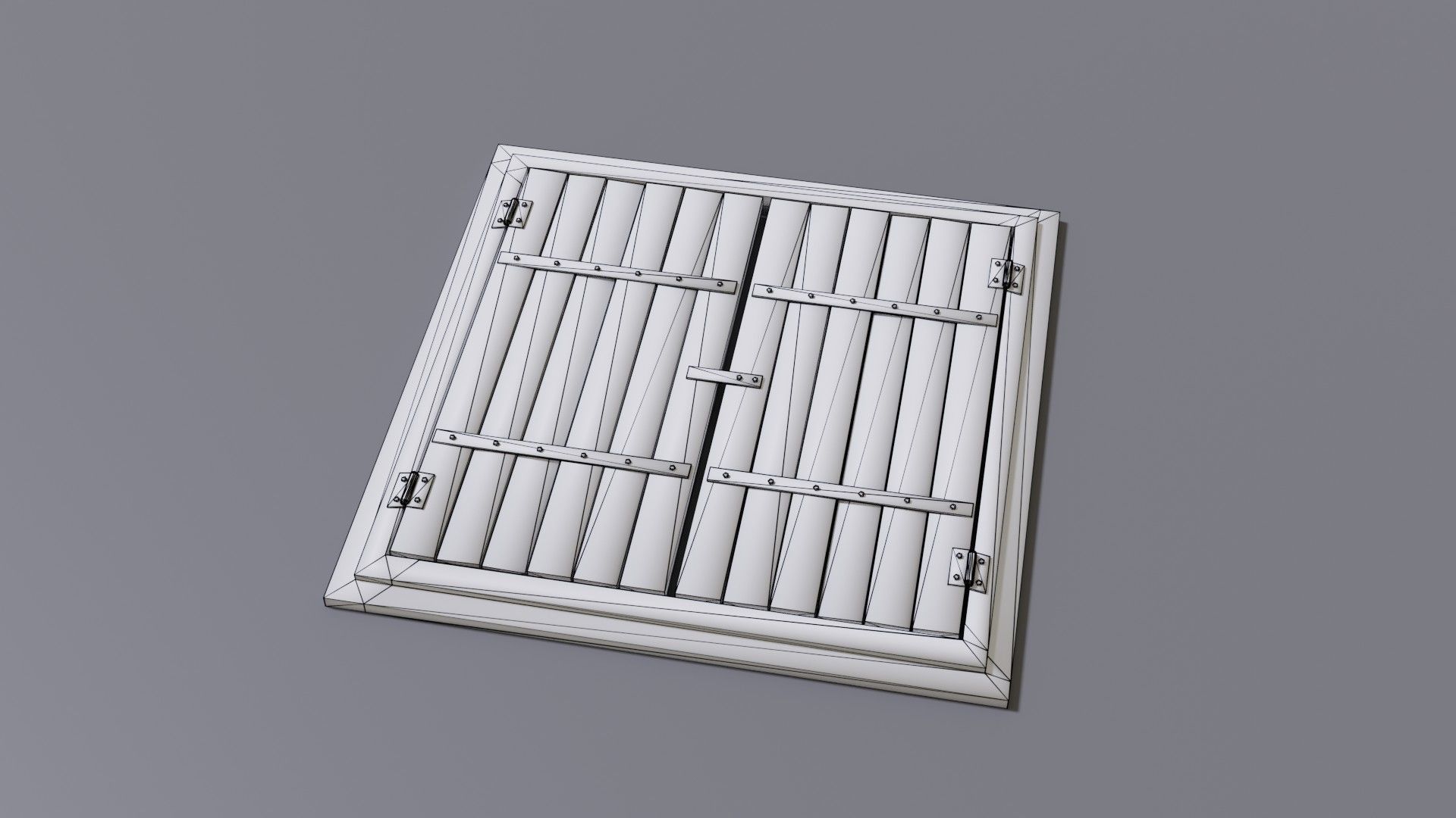 Trap Pitfall Low-poly 3D model_14