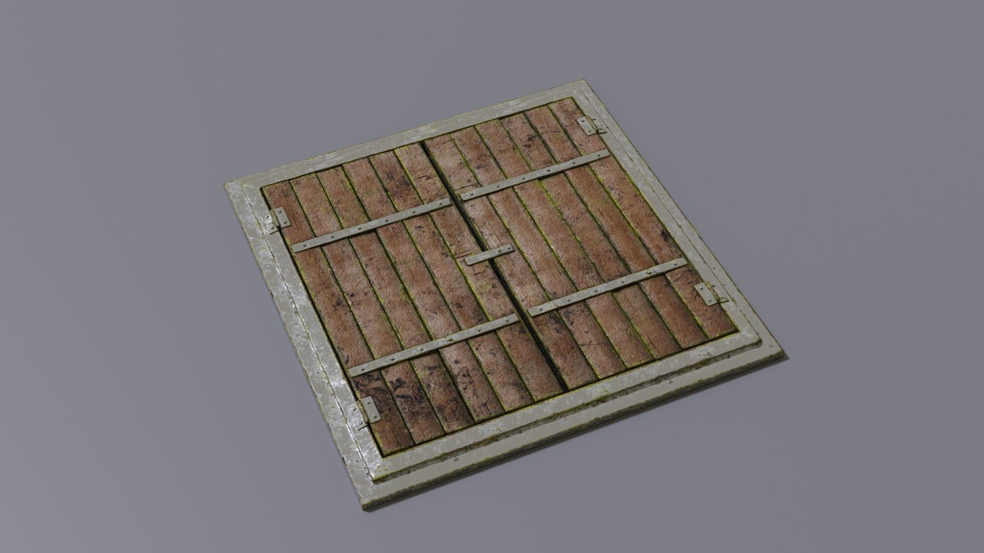 Trap Pitfall Low-poly 3D model_33