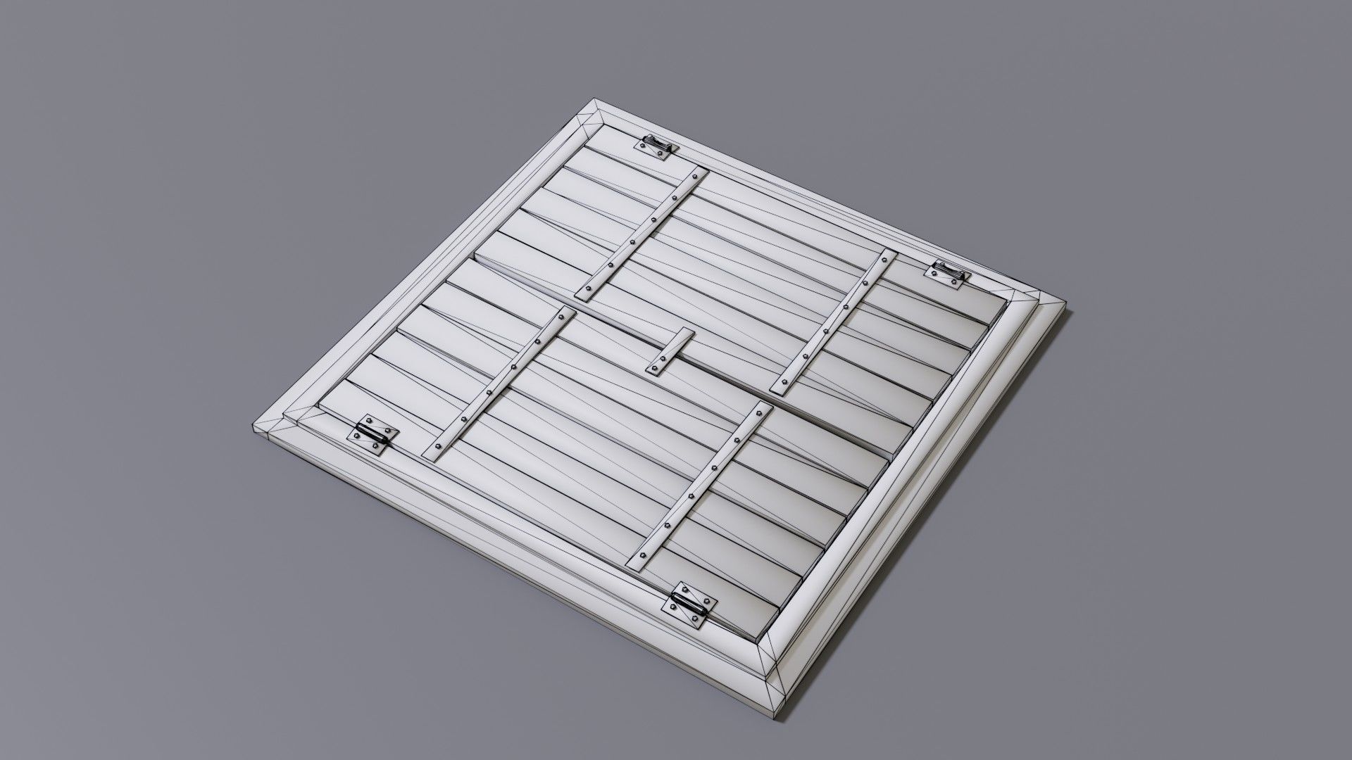 Trap Pitfall Low-poly 3D model_10