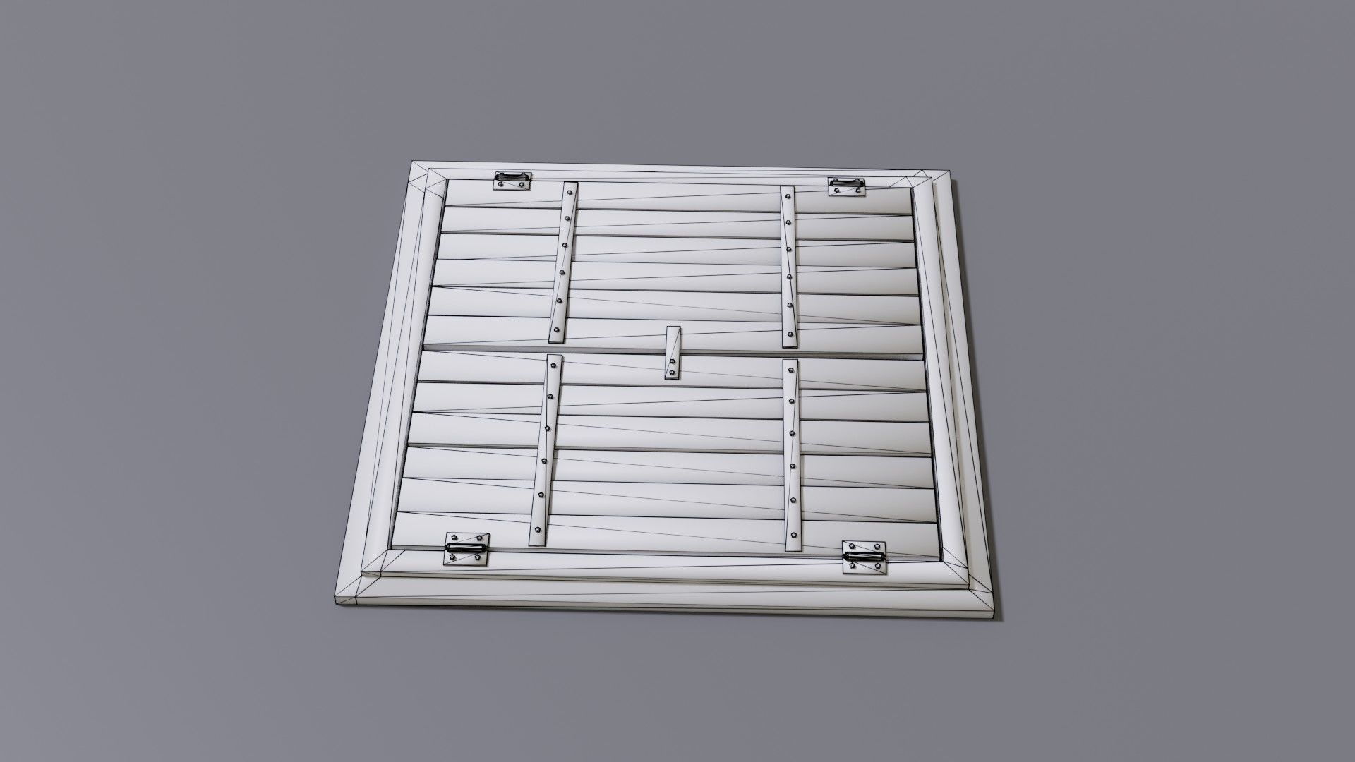 Trap Pitfall Low-poly 3D model_11