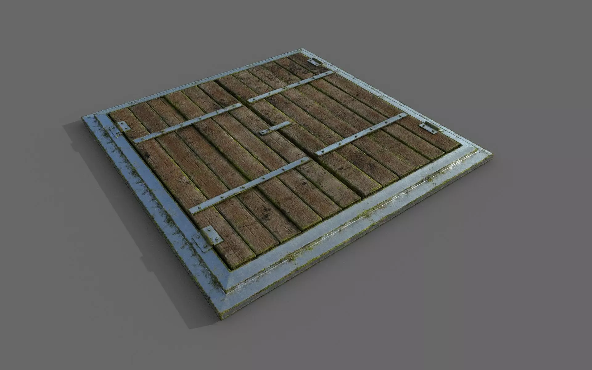 Trap Pitfall Low-poly 3D model_0