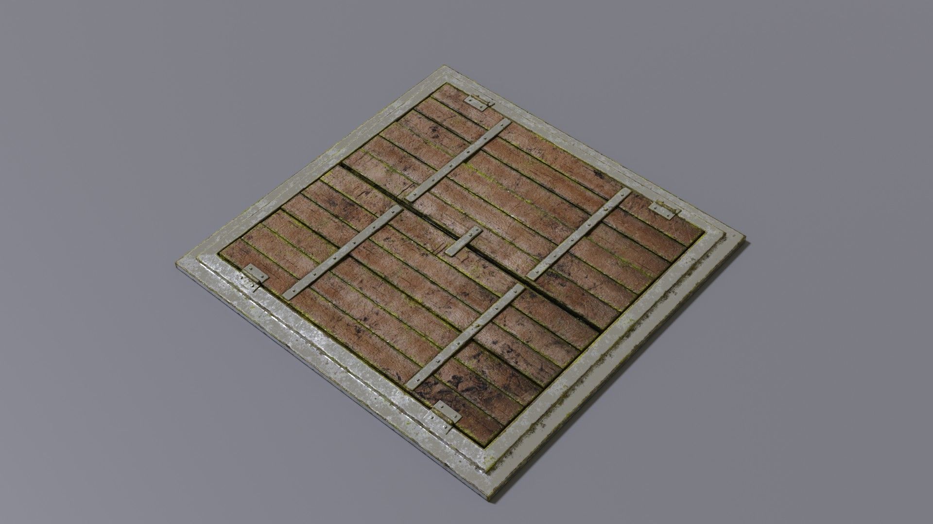 Trap Pitfall Low-poly 3D model_20