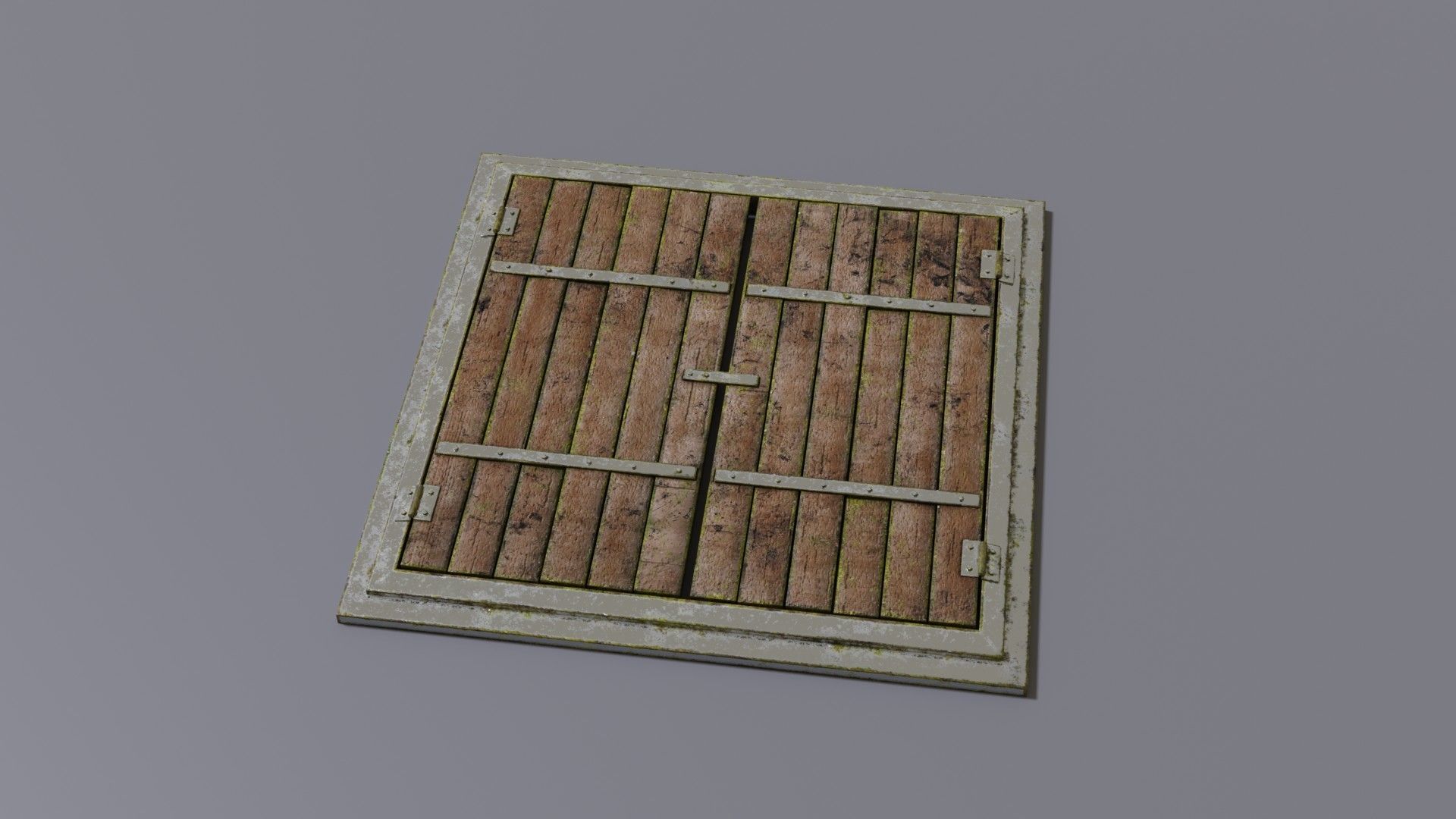 Trap Pitfall Low-poly 3D model_25