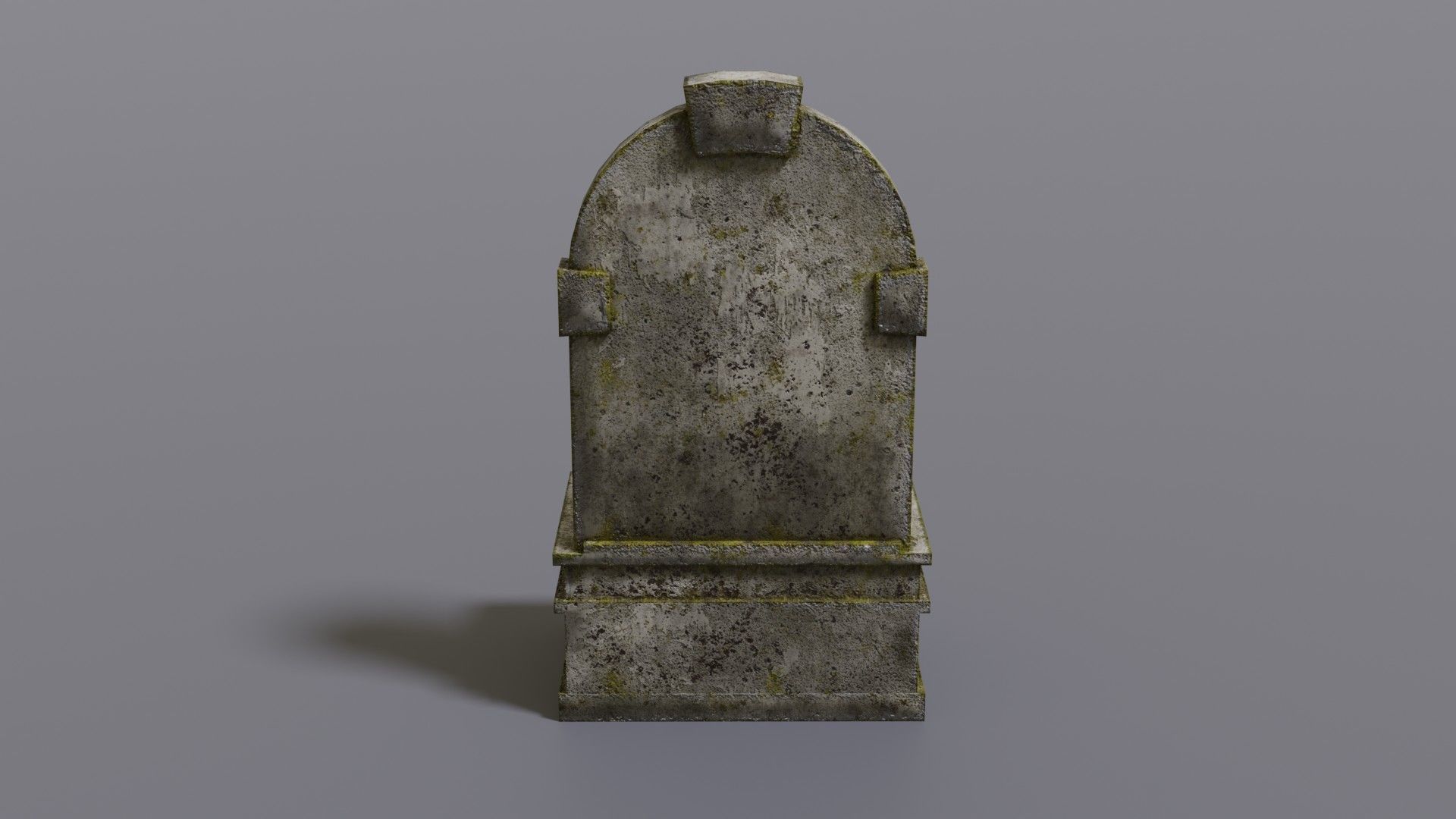 Fountain stone Low-poly 3D model_8
