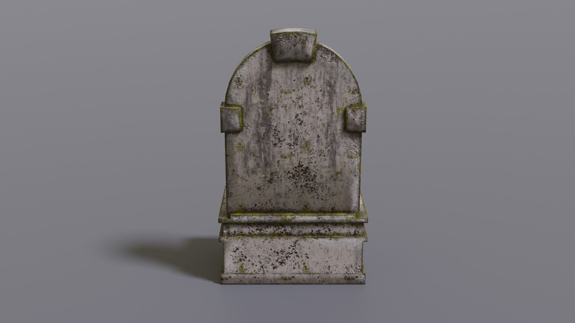 Fountain stone Low-poly 3D model_8