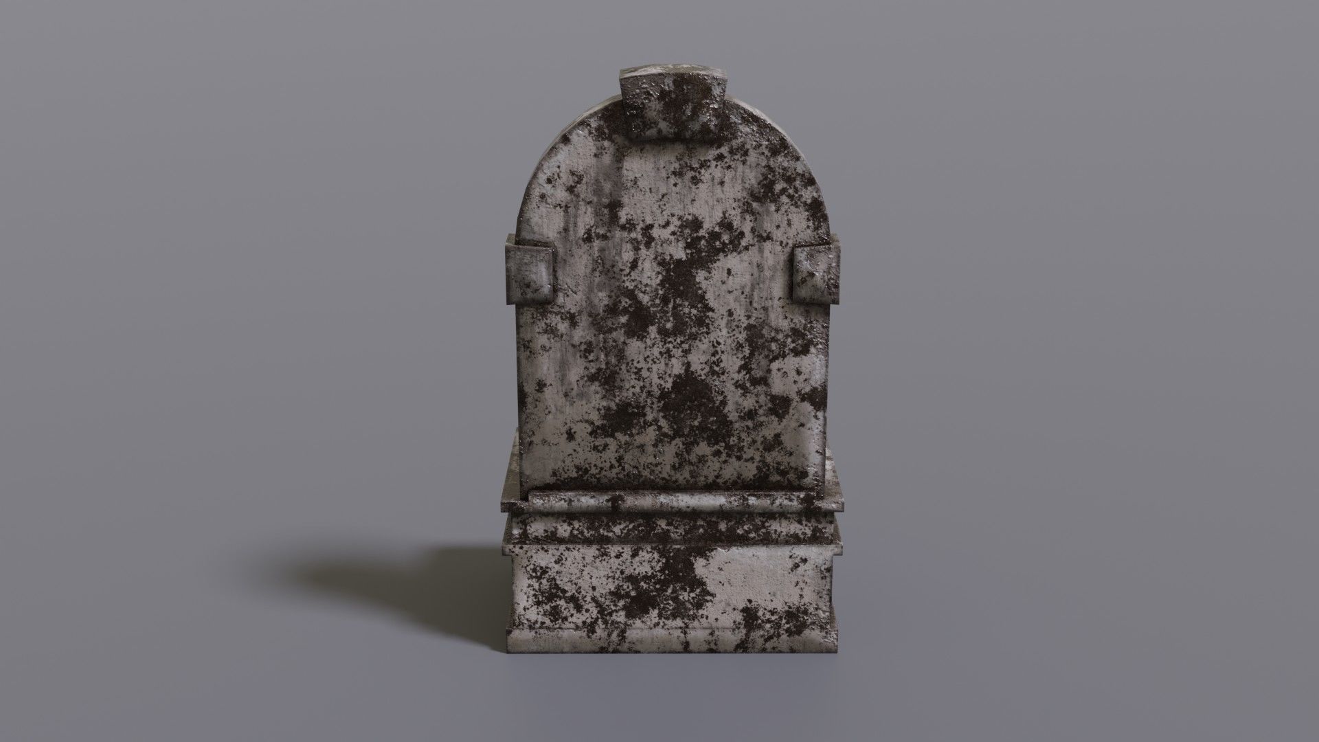 Fountain metal box Low-poly 3D model_8