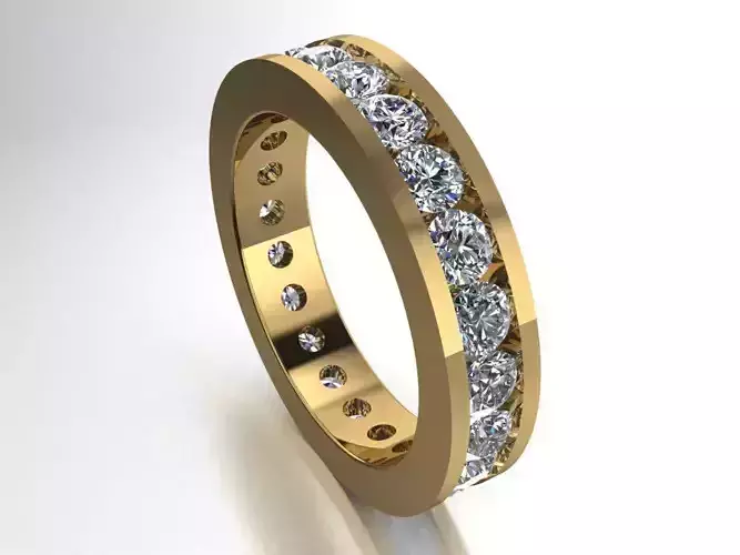 Eternity halo   ring   415