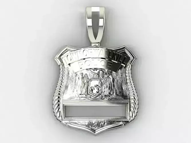 Police   necklace  419