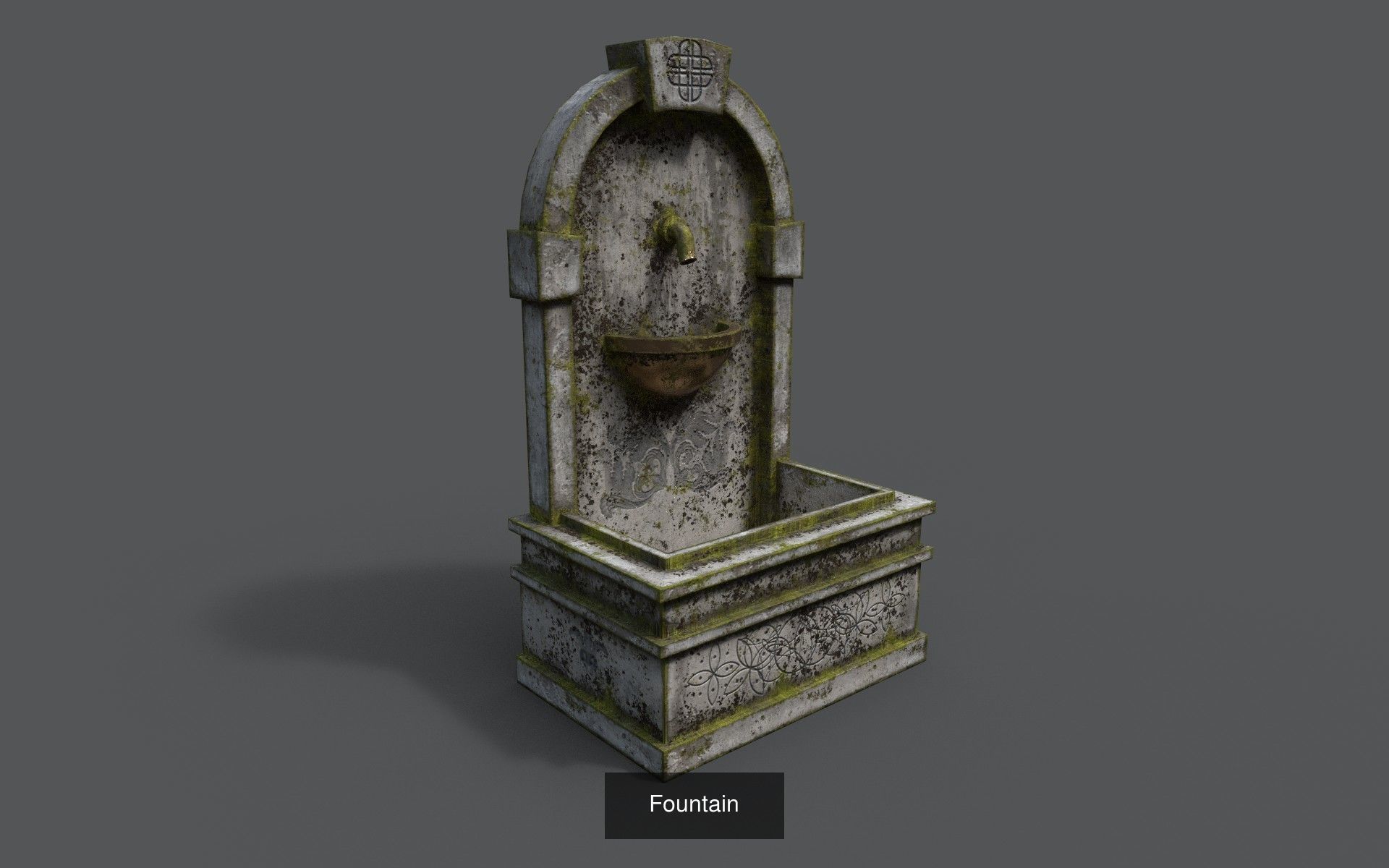 Fountains Texture Pack 3D Model Collection_6