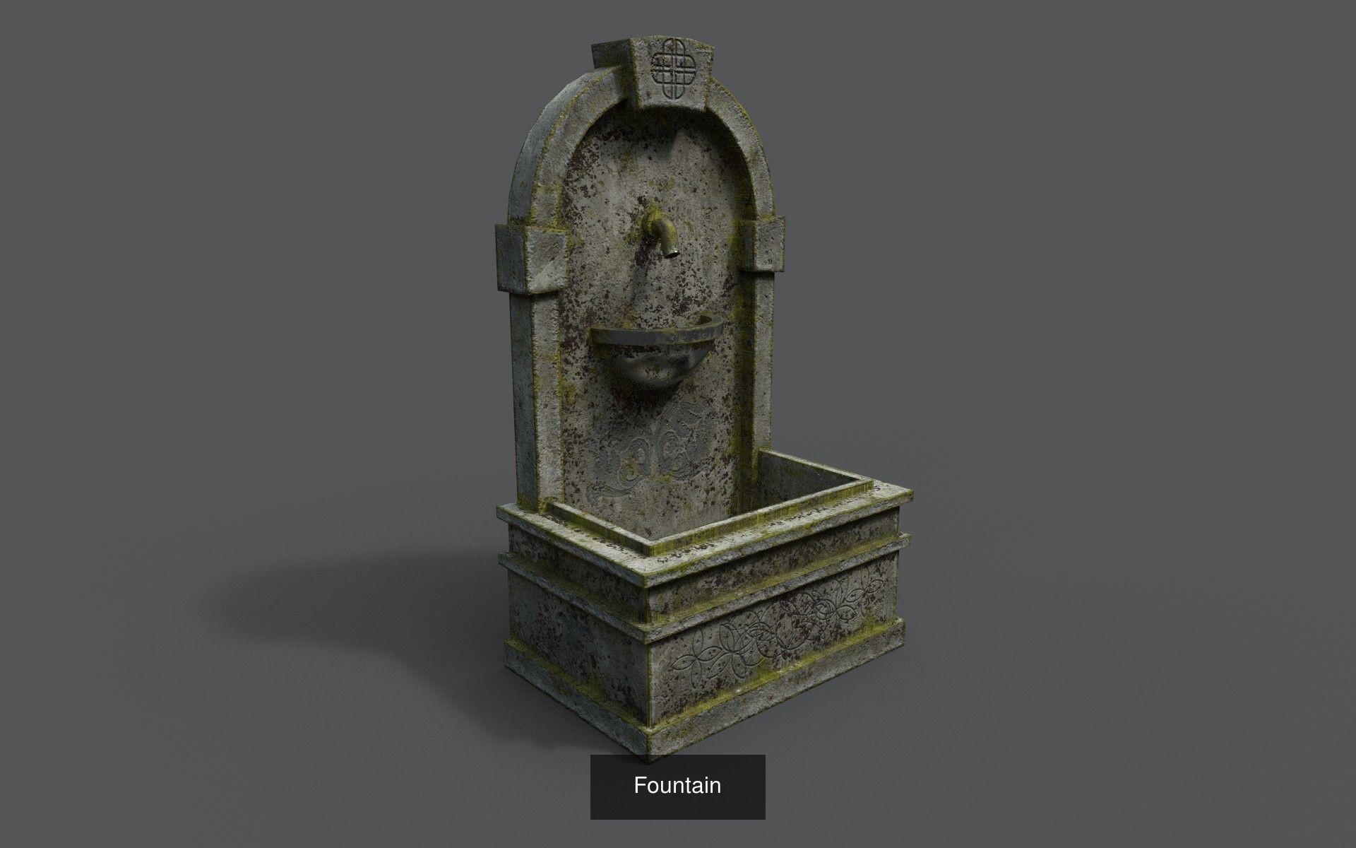 Fountains Texture Pack 3D Model Collection_3