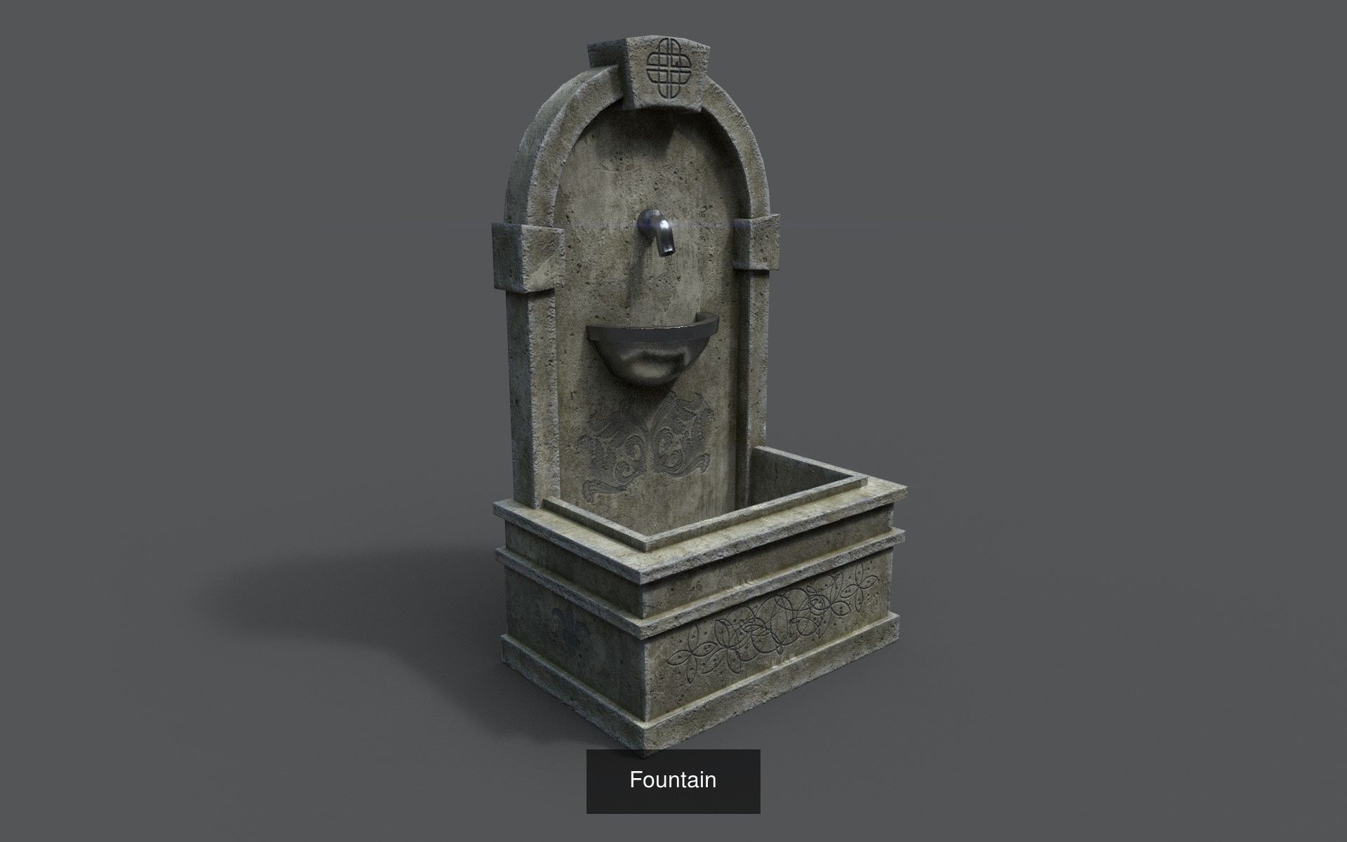 Fountains Texture Pack 3D Model Collection_5