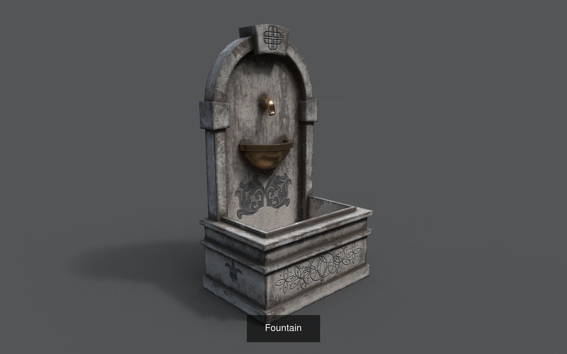 Fountains Texture Pack 3D Model Collection_2