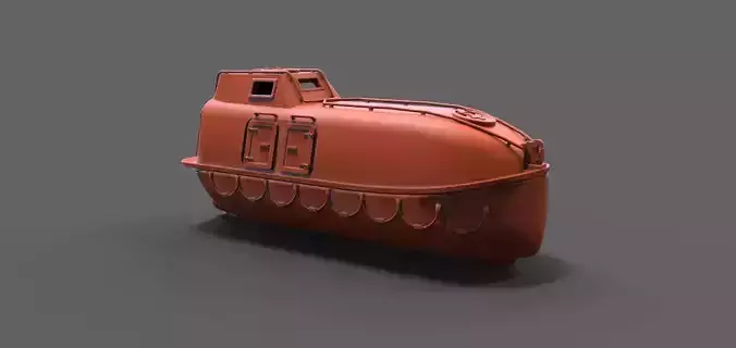 Type C lifeboat 3D print model