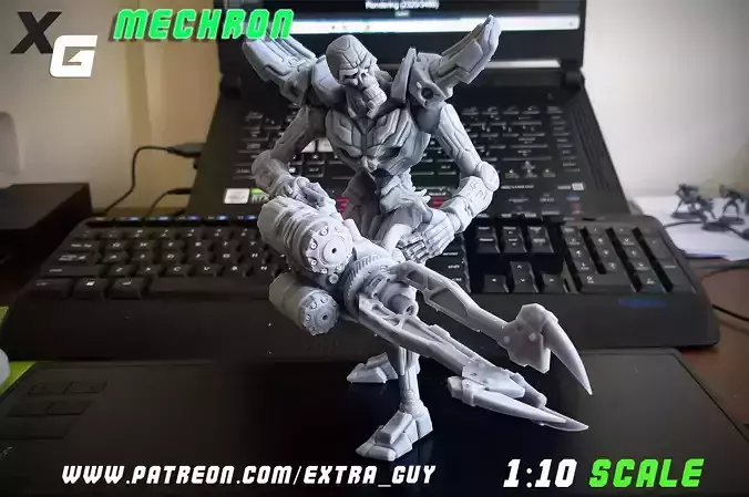 Mechron 1 Over 10 Scale 3D Printable