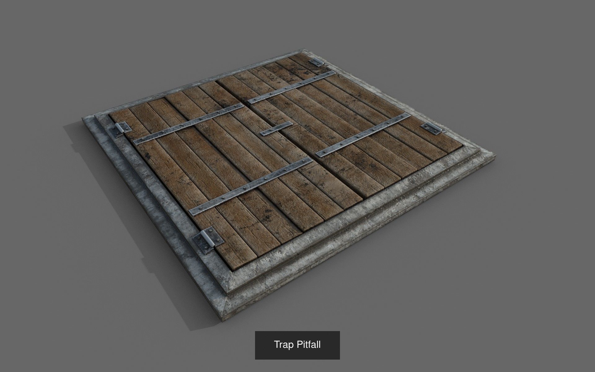 Trap Pitfall Texture Pack 3D Model Collection_1