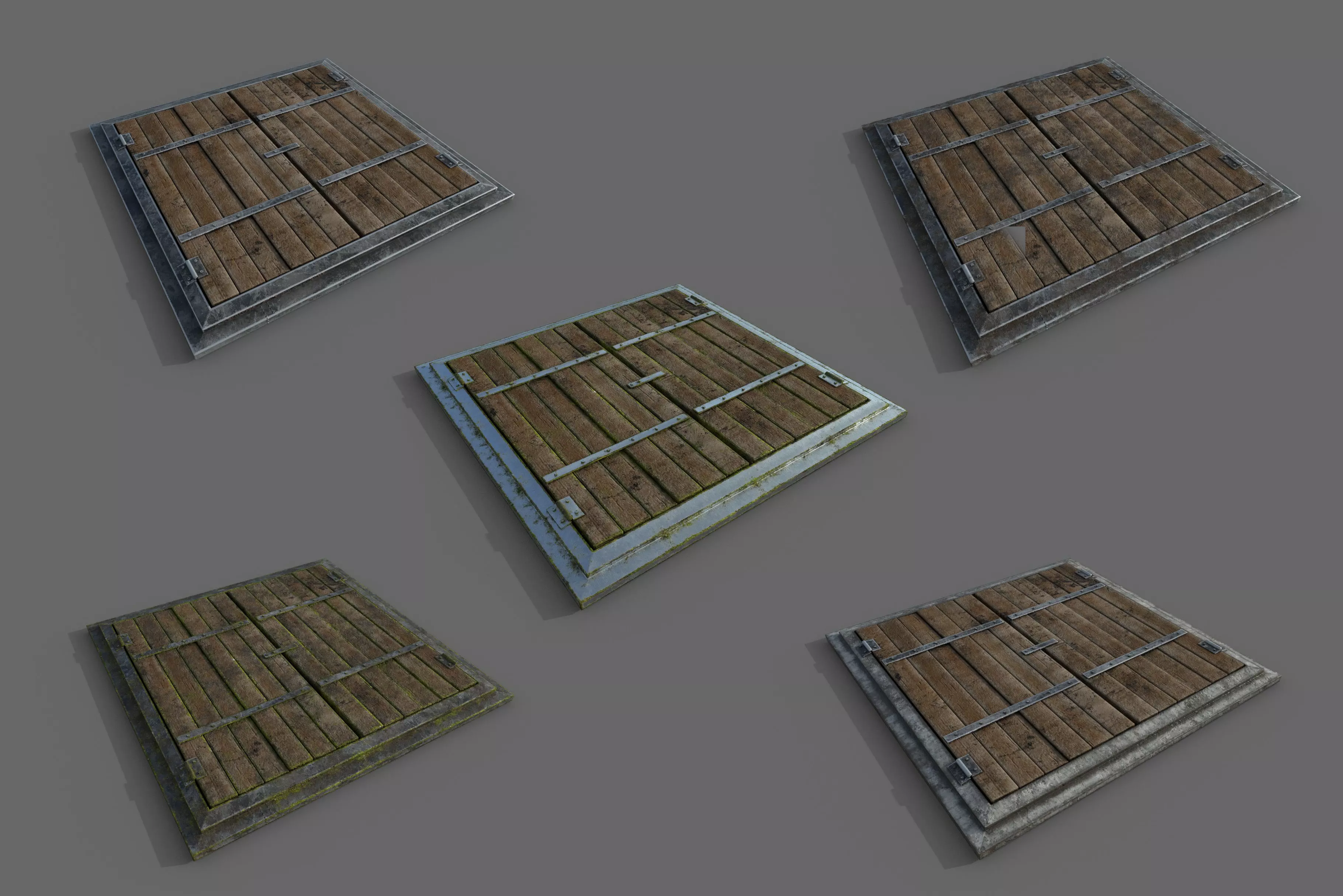 Trap Pitfall Texture Pack 3D Model Collection_0