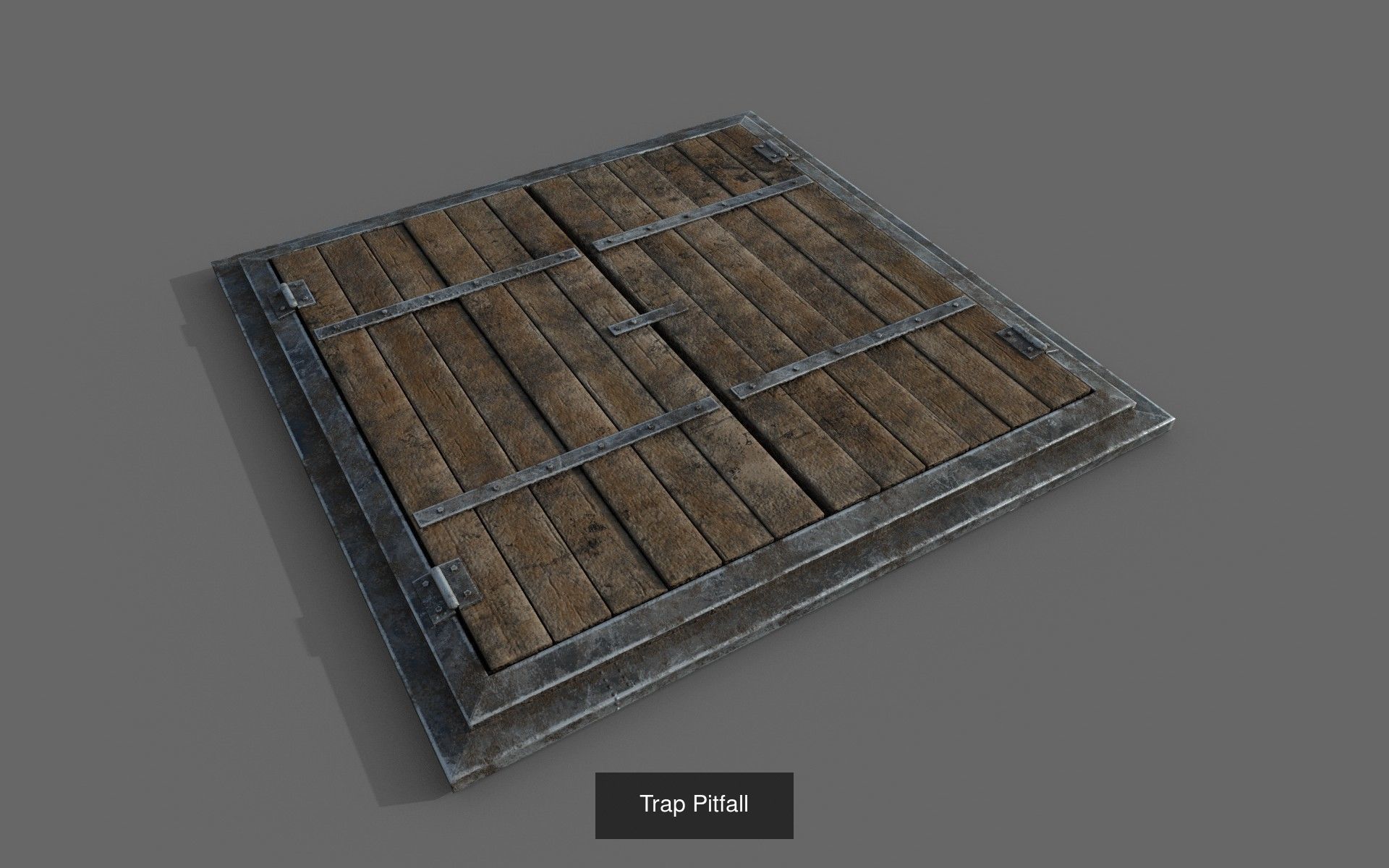 Trap Pitfall Texture Pack 3D Model Collection_3