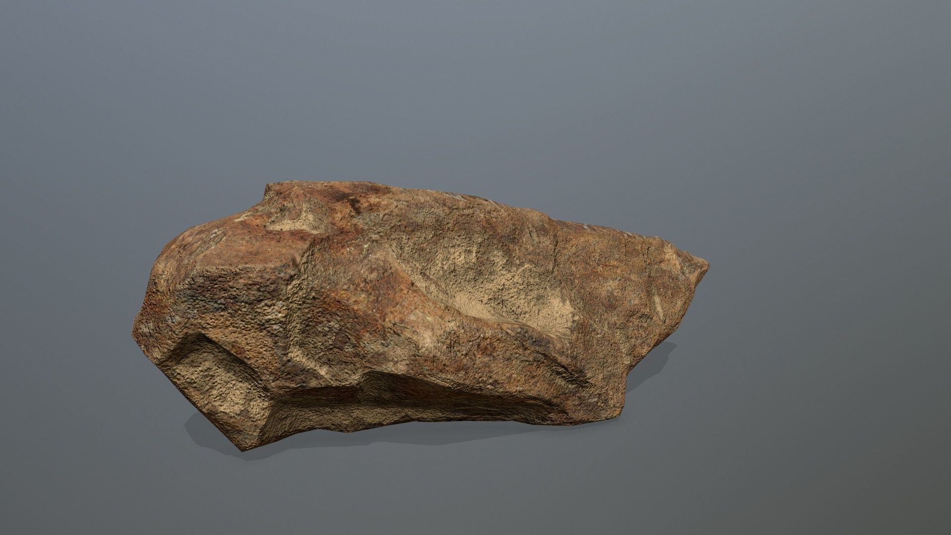 desert rocks Low-poly 3D model_18