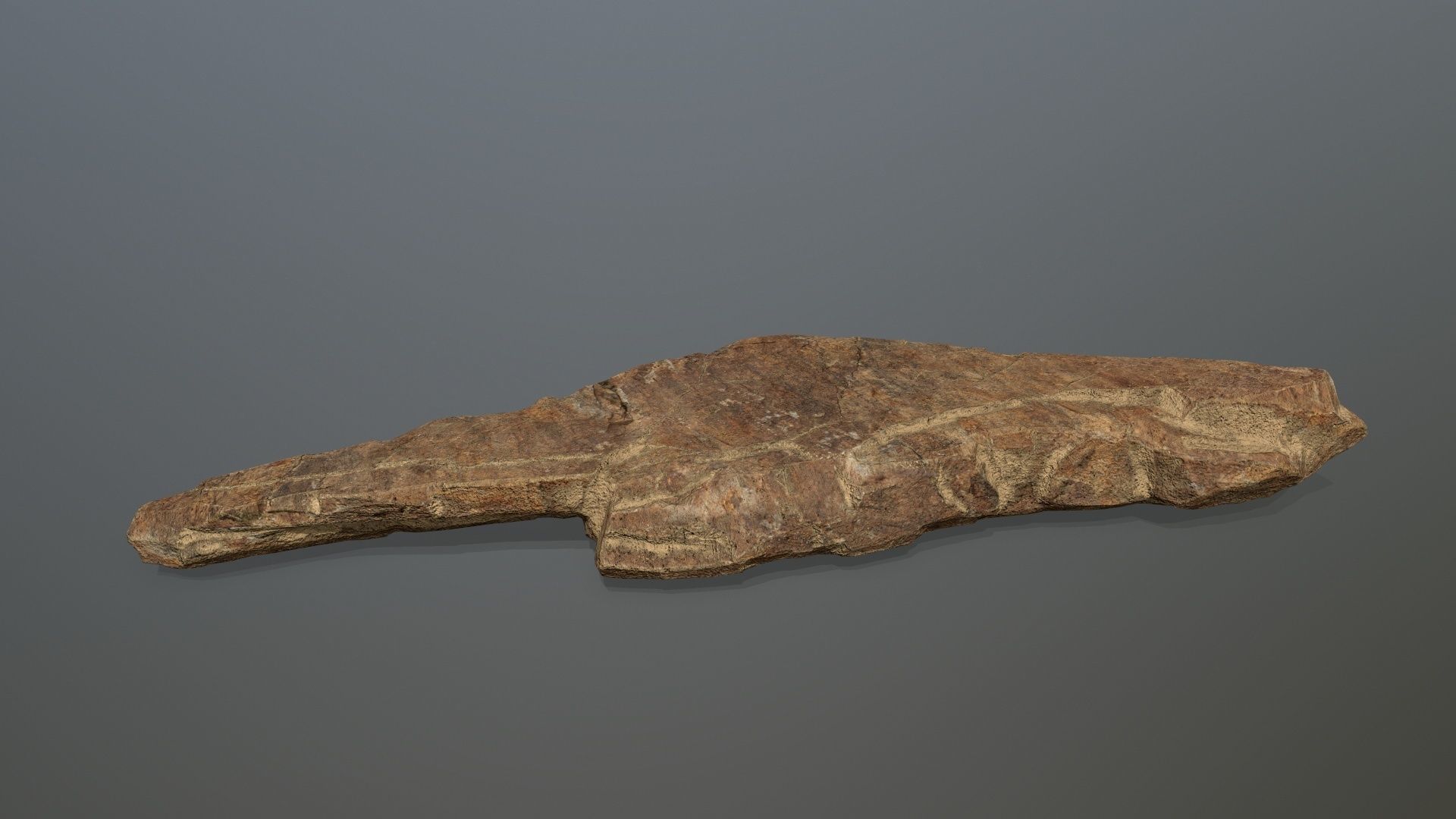 desert rocks Low-poly 3D model_11