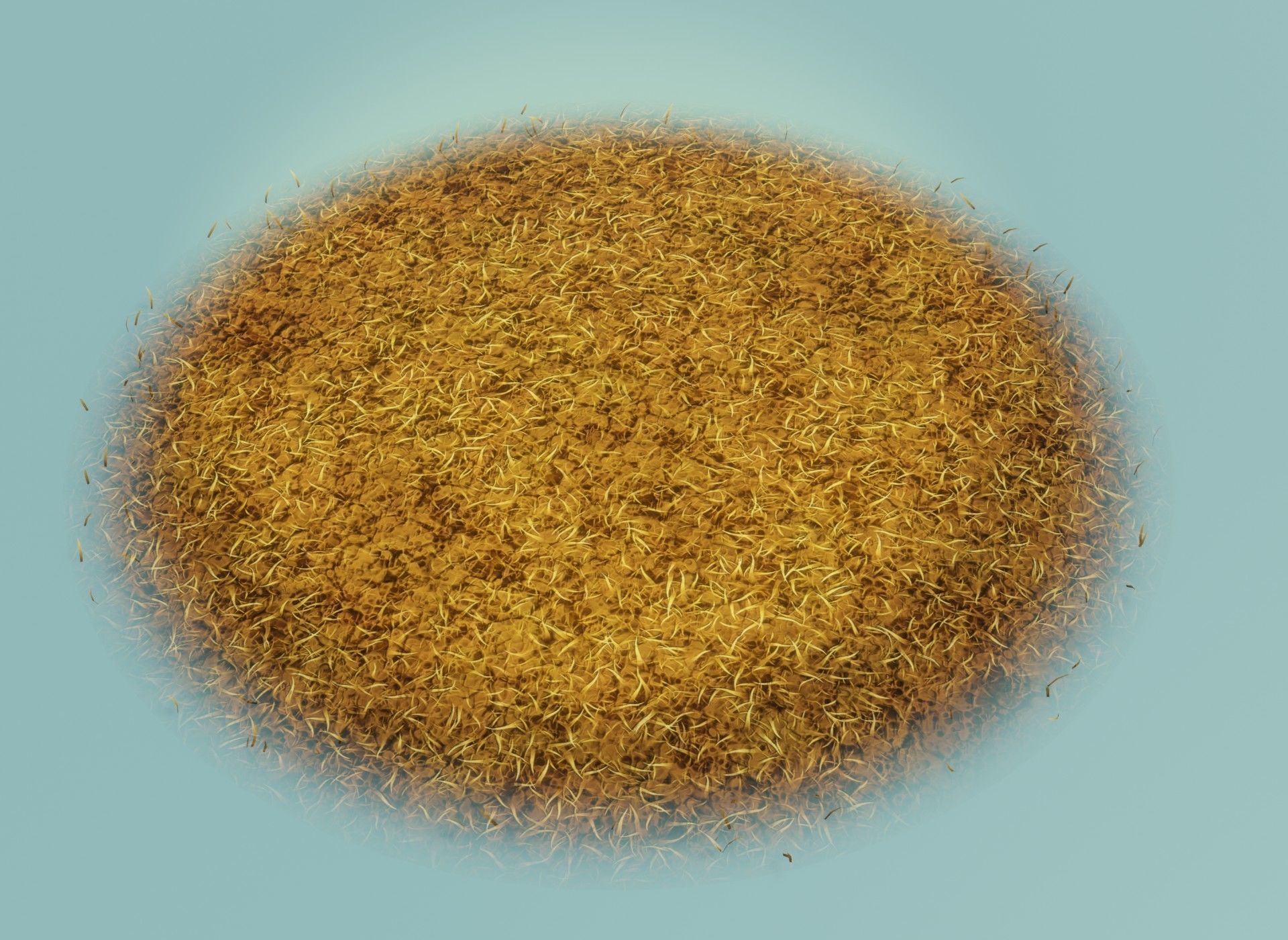 Cartoon Savanna Terrain 3D Model Low-poly 3D model_8