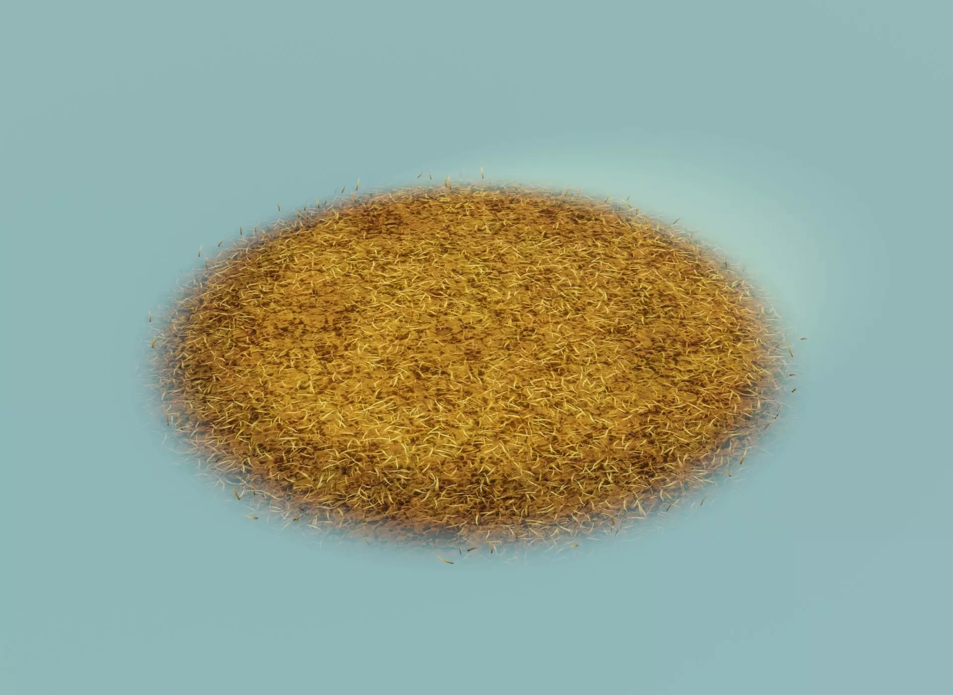 Cartoon Savanna Terrain 3D Model Low-poly 3D model_0