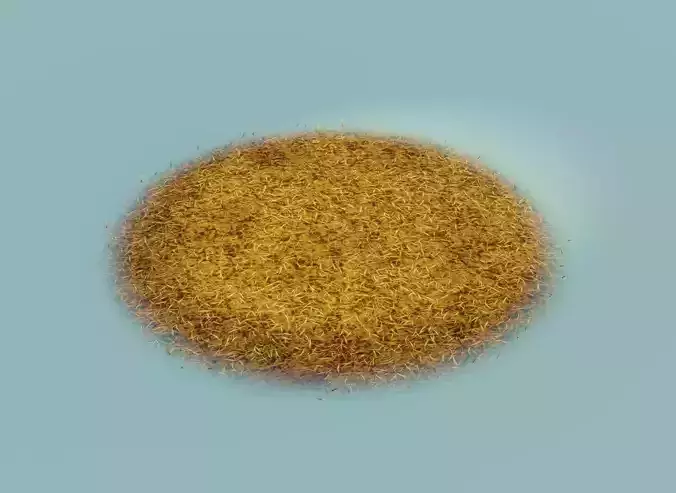 Cartoon Savanna Terrain 3D Model