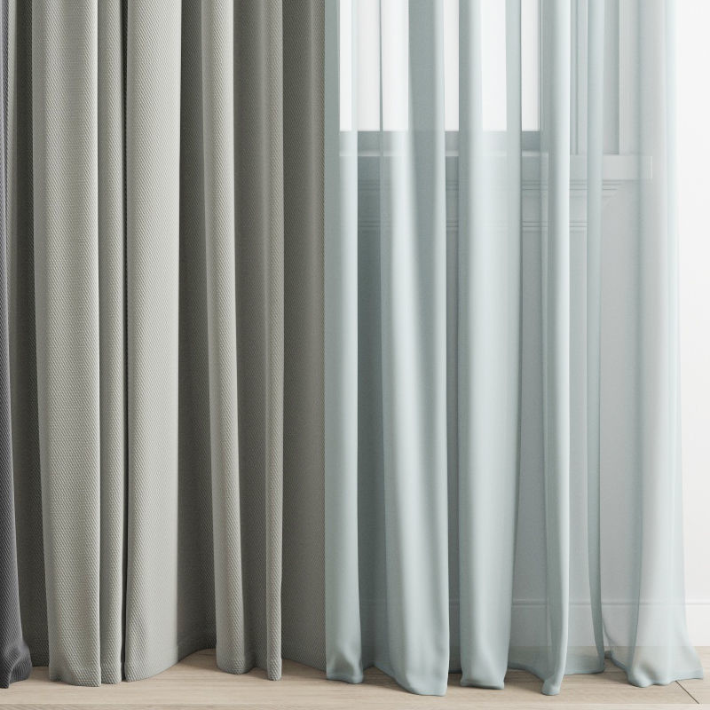 Curtain 214 3D model_7