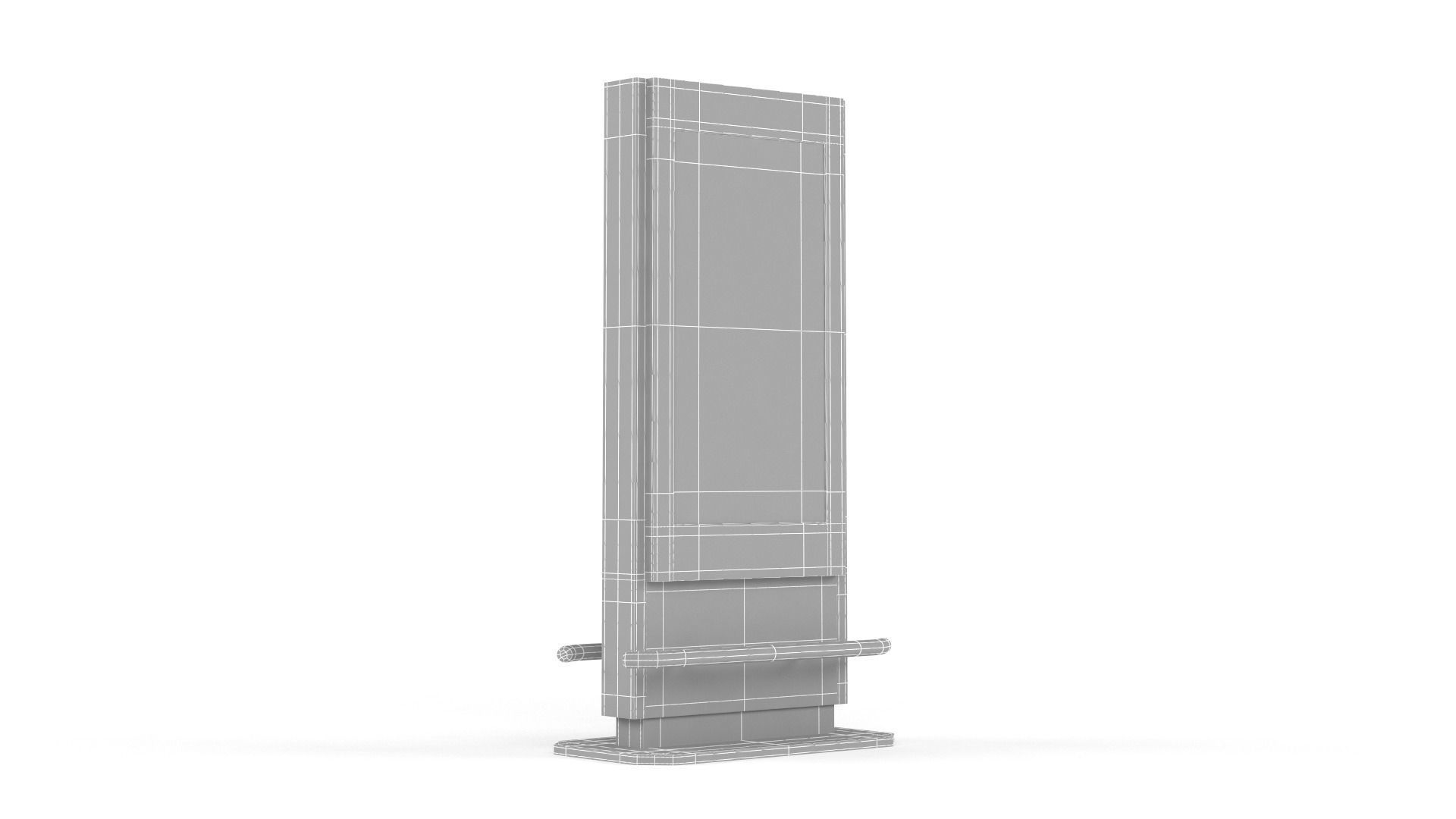 Information Kiosk 3D model_10