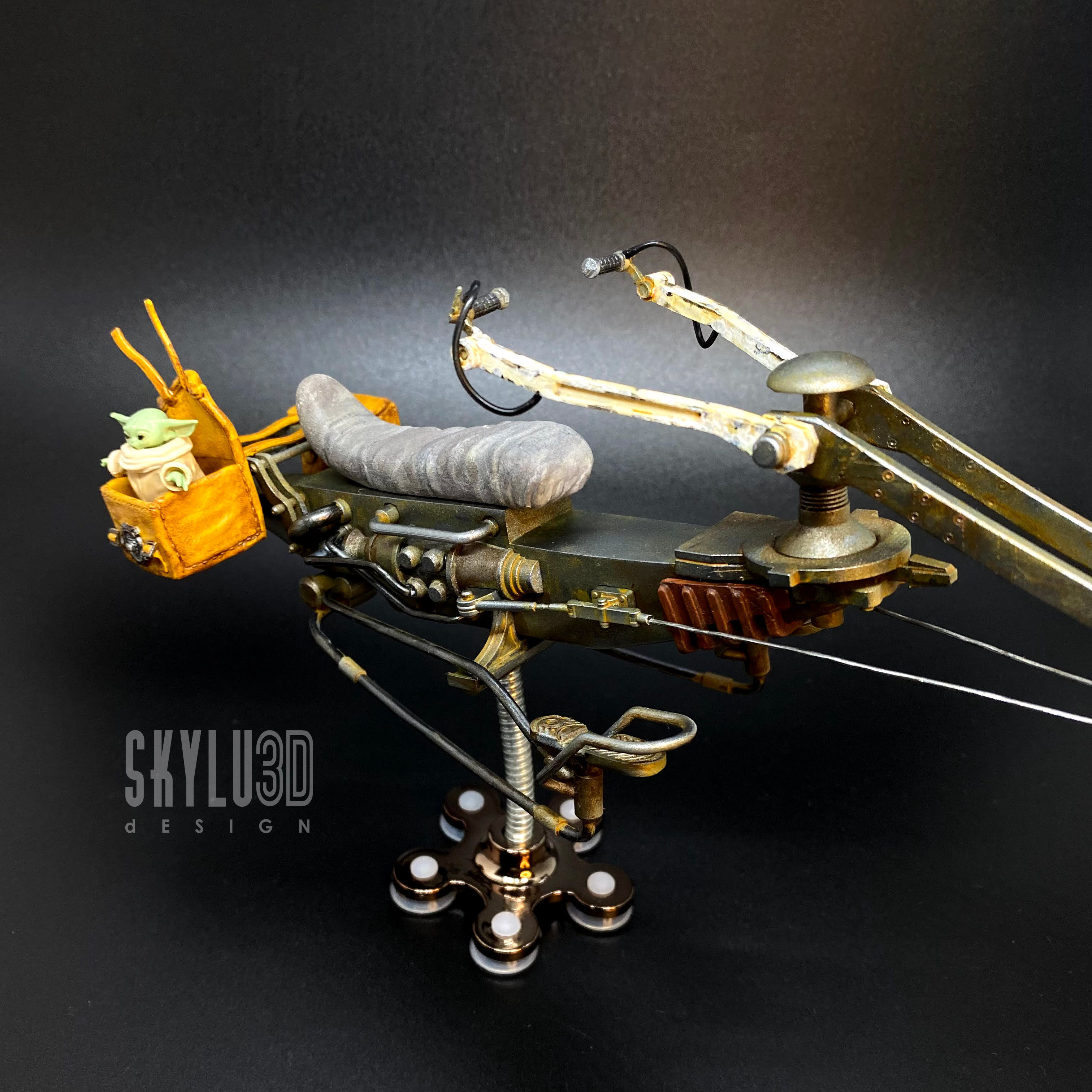 Mandalorian Swoop Bike 3D Print STL 3D print model_2