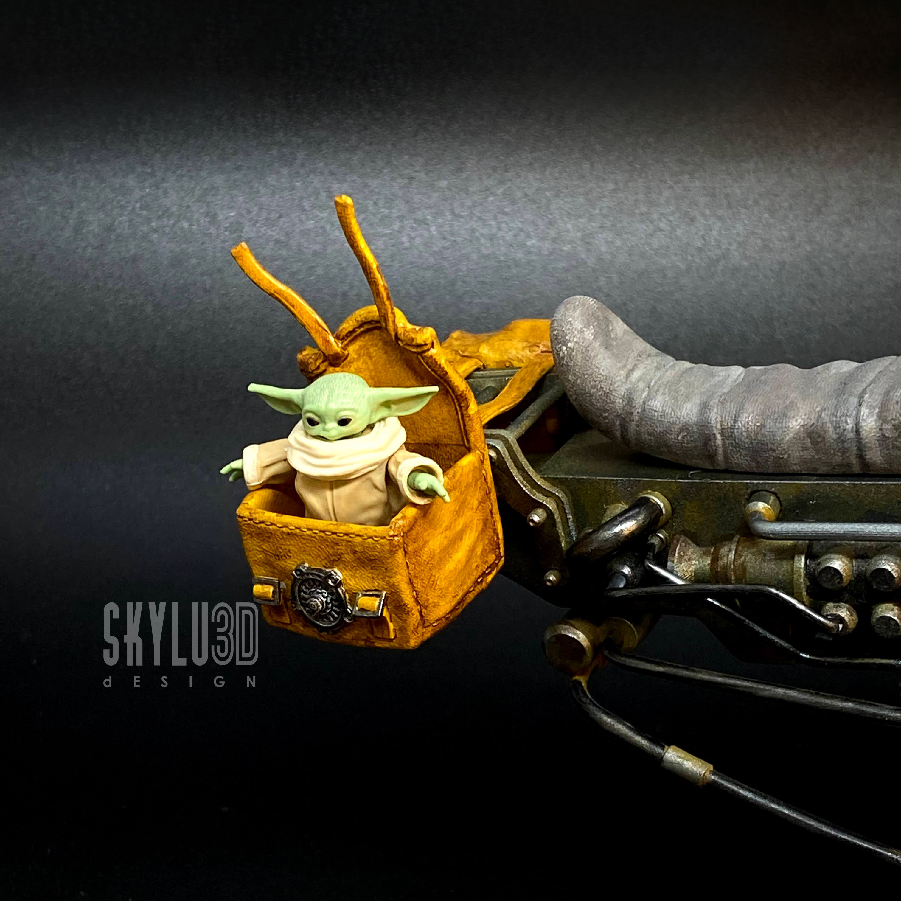 Mandalorian Swoop Bike 3D Print STL 3D print model_1