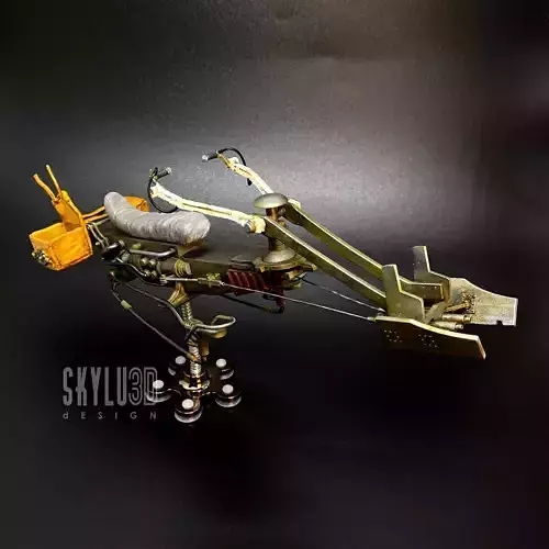 Mandalorian Swoop Bike 3D Print STL